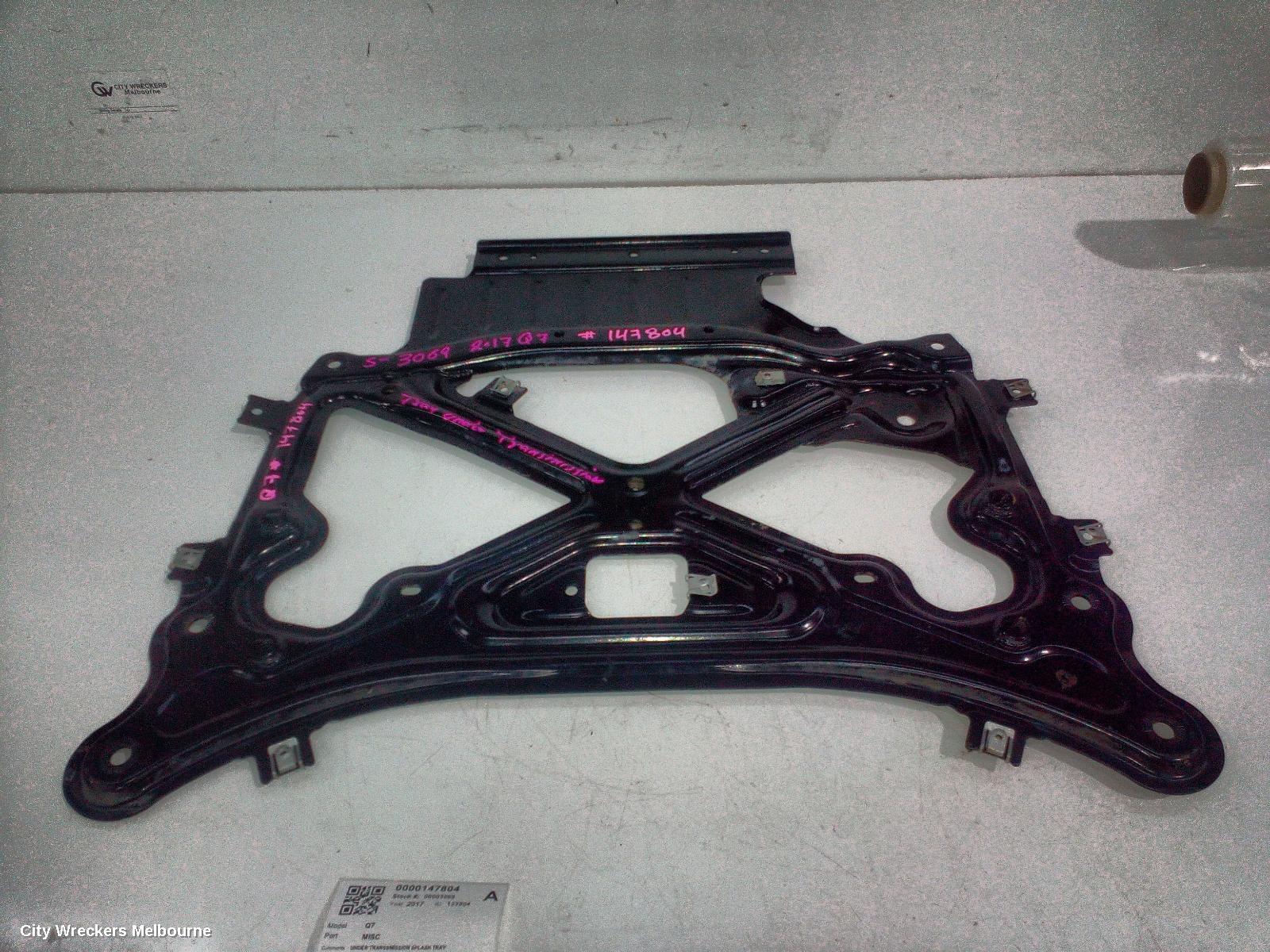 AUDI Q7, 4M, 07/2015 ONWARDS, UNDER TRANSSMISSION SPLASH TRAY: 147804