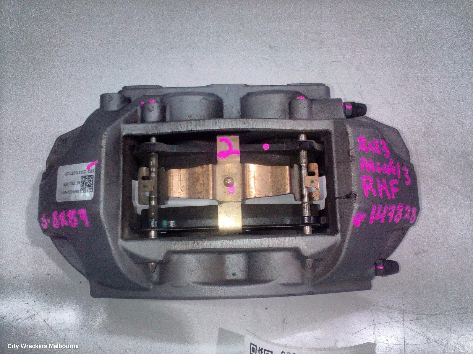 TESLA MODEL 3 CALIPER, RH FRONT, STANDARD TYPE, GRAY, 1ST GEN, 06/2019 ONWARDS