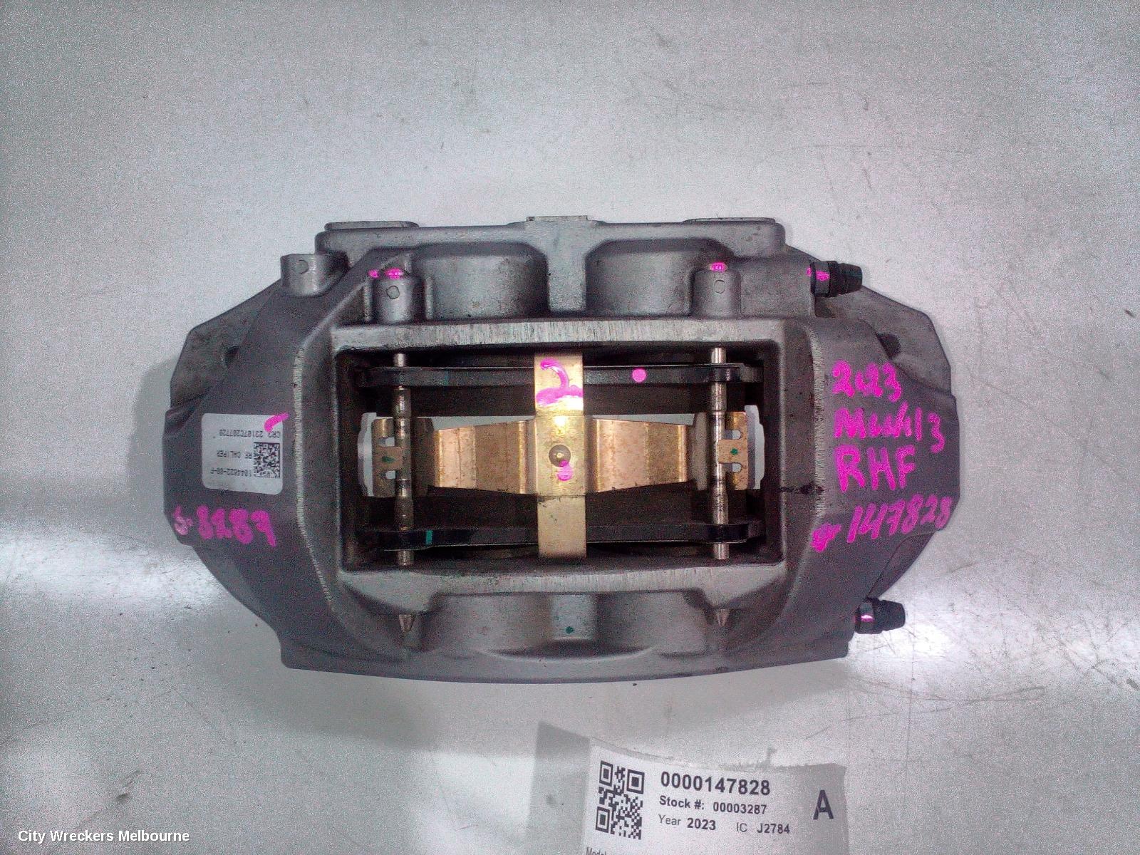 TESLA MODEL 3 CALIPER, RH FRONT, STANDARD TYPE, GRAY, 1ST GEN, 06/2019 ONWARDS