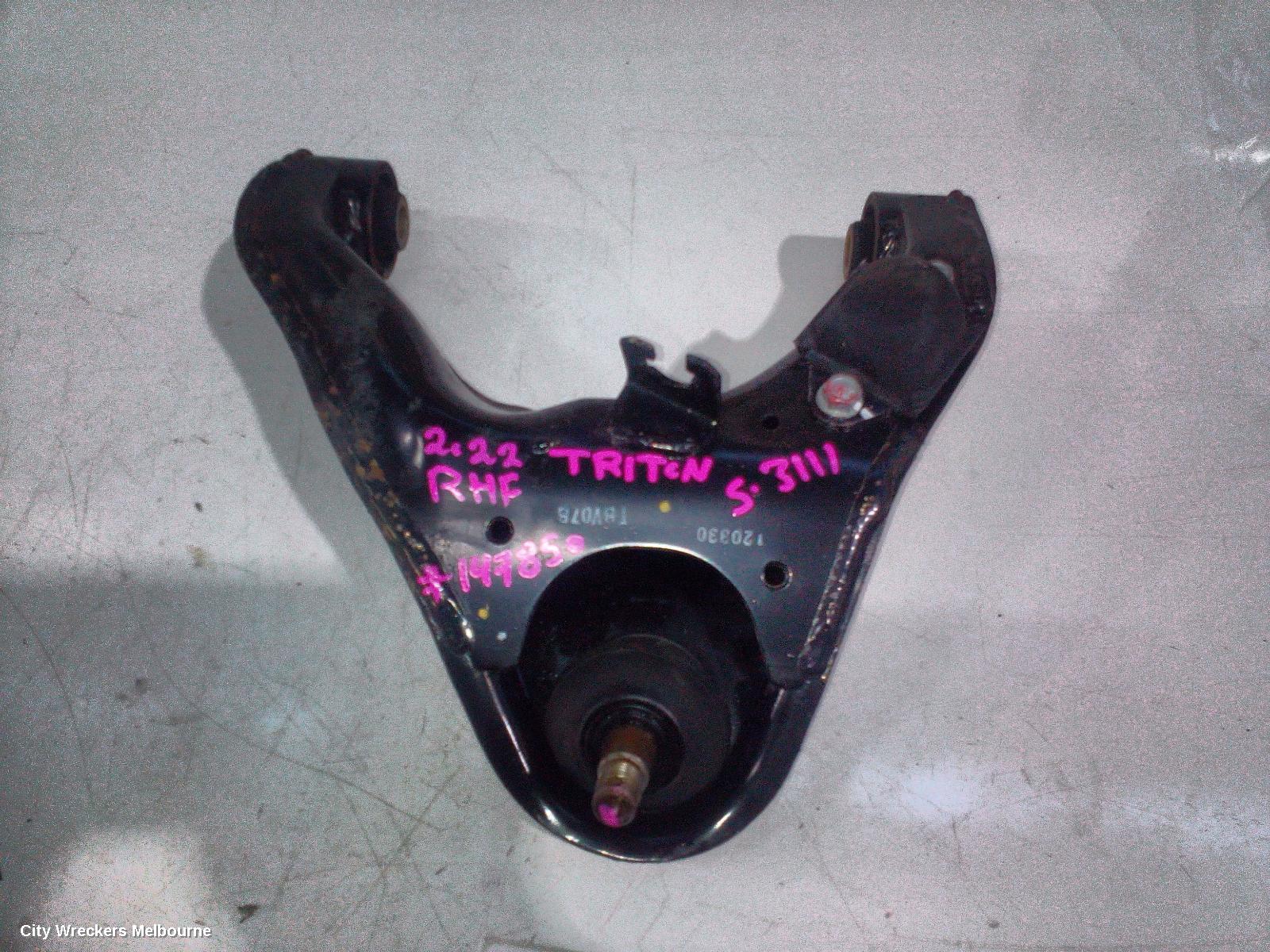 MITSUBISHI TRITON RIGHT FRONT UPPER CONTROL ARM, 2WD/4WD, MQ-MR, 03/2015 - 10/2023