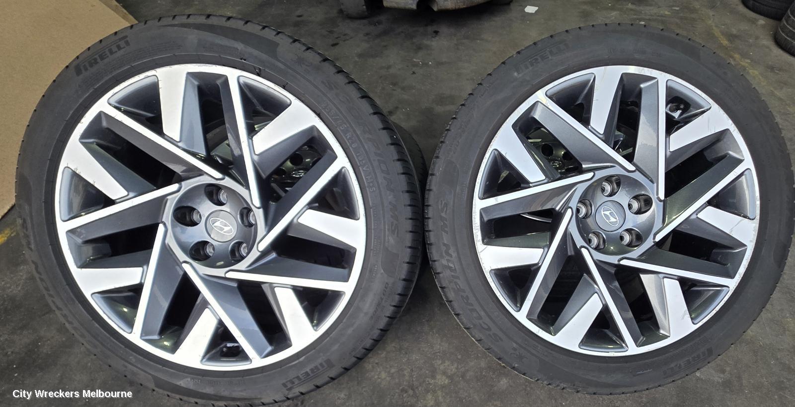 HYUNDAI SANTA FE WHEEL MAG, FACTORY, 20X8.5IN, MULTISPOKE, TM, 10/2020 - 10/2023
