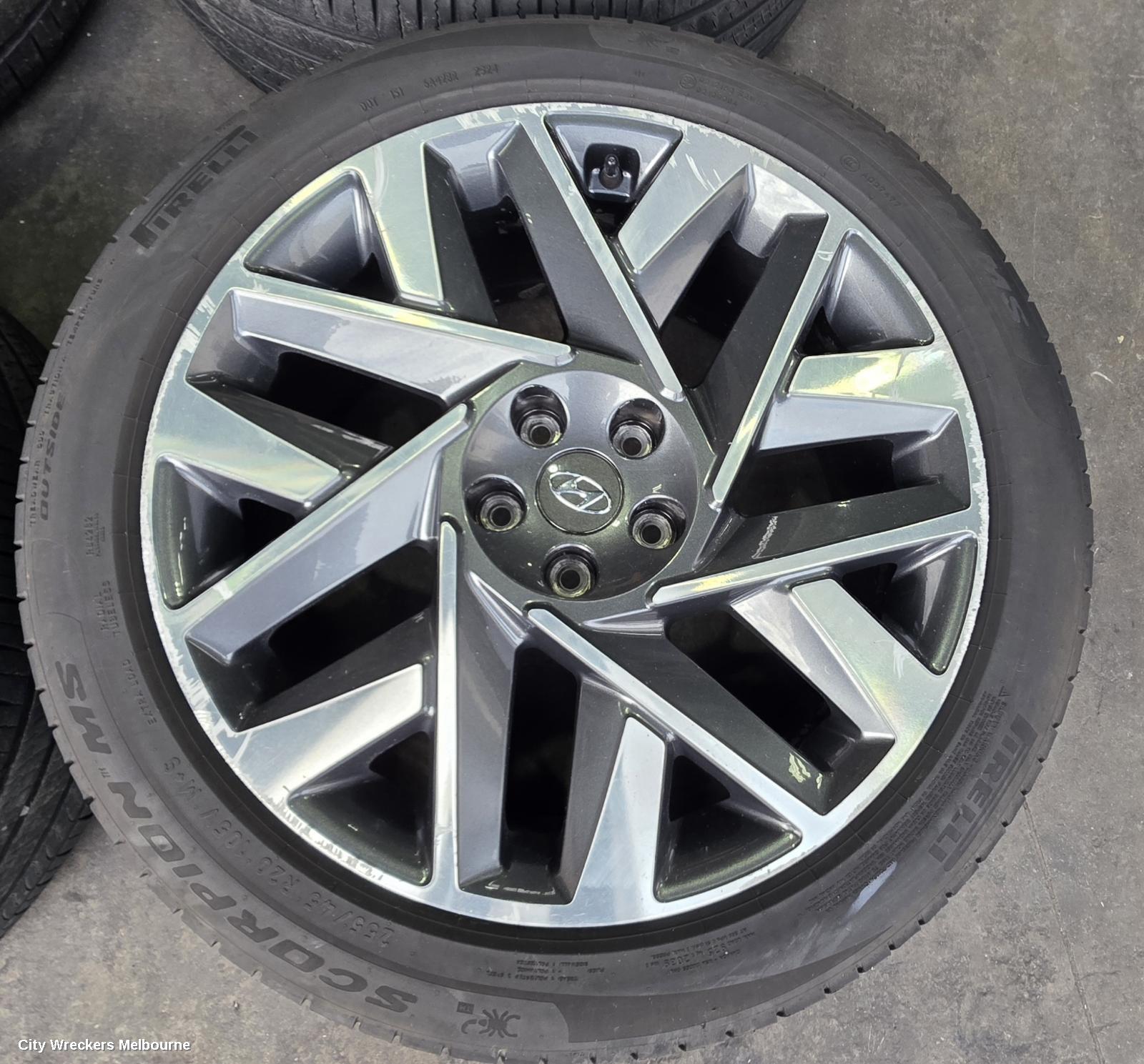 HYUNDAI SANTA FE WHEEL MAG, FACTORY, 20X8.5IN, MULTISPOKE, TM, 10/2020 - 10/2023