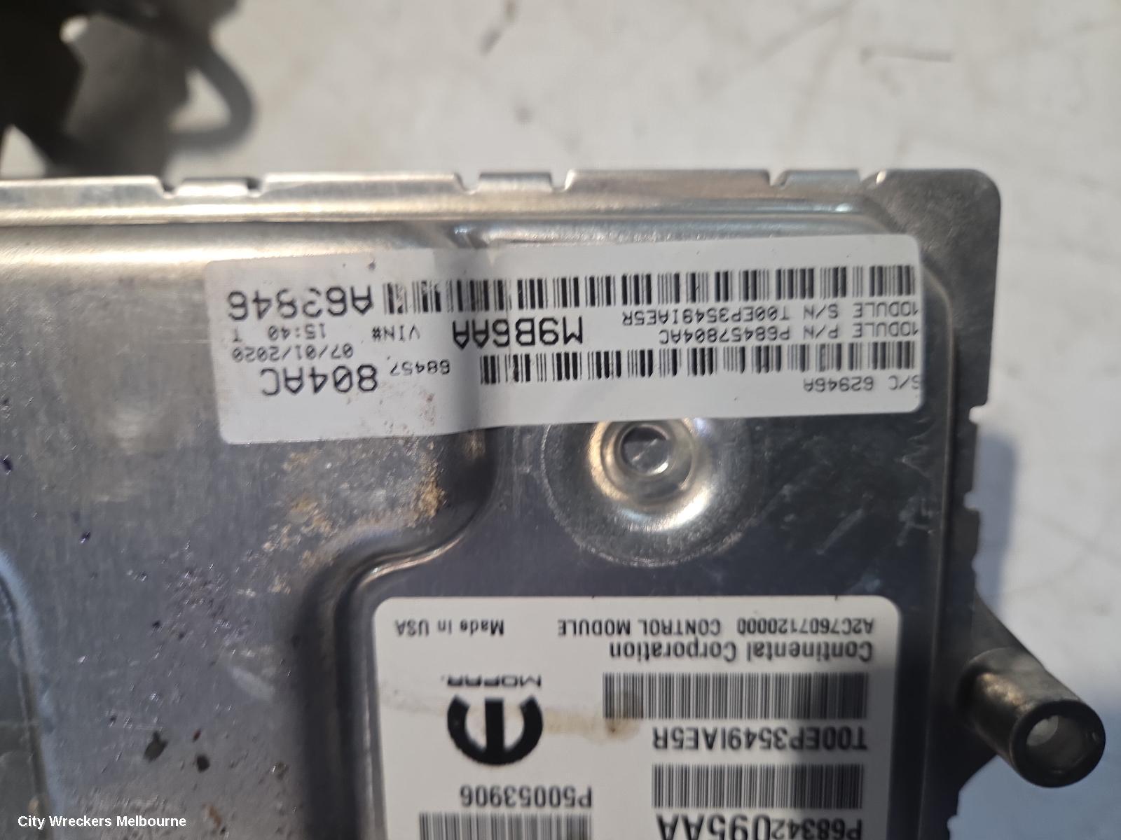 JEEP COMPASS ECU, ENGINE ECU, 2.4, PETROL, ECU ONLY, M6, 10/2017 - 12/2023