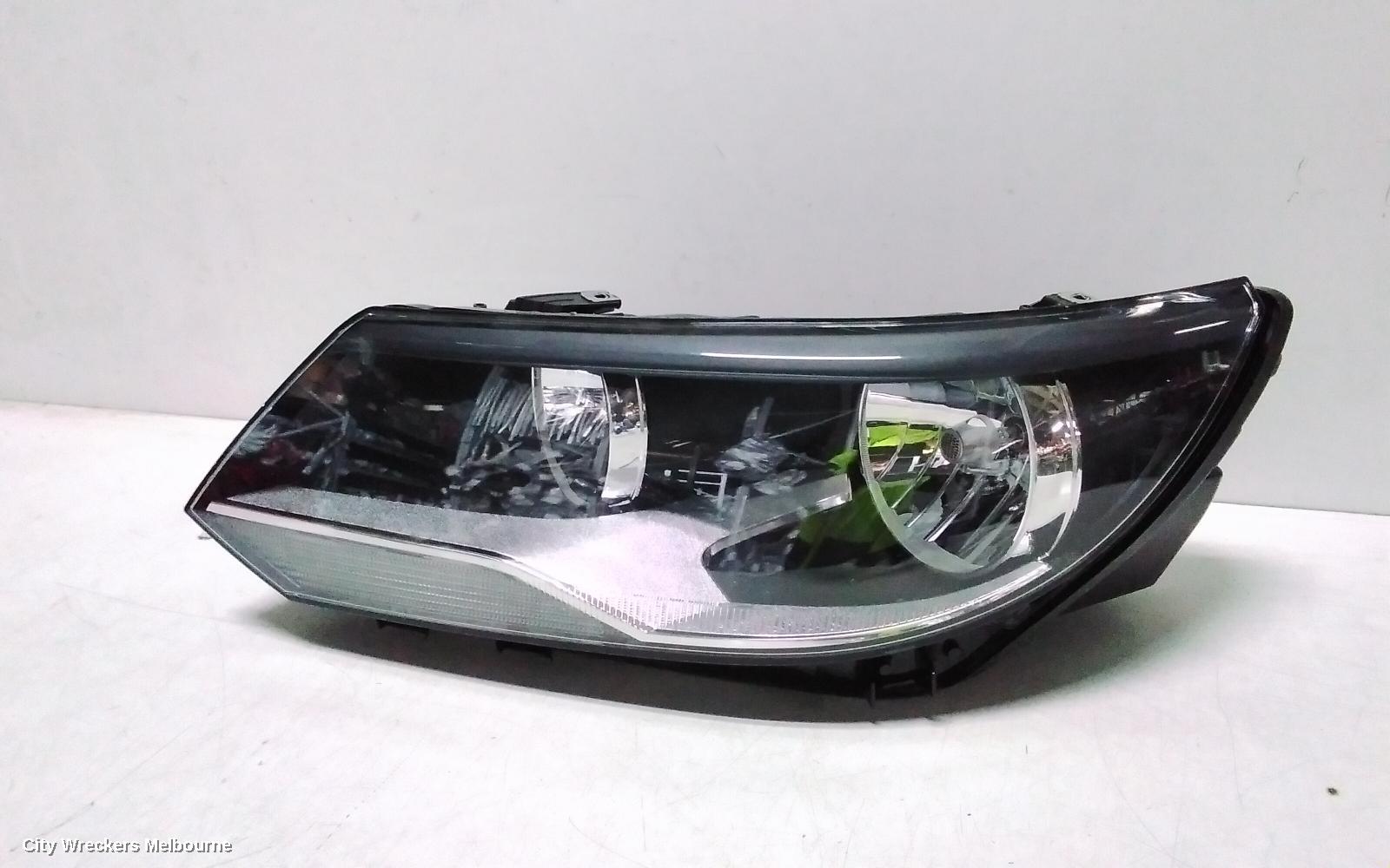 VOLKSWAGEN TIGUAN LEFT HEADLAMP, 5N, HALOGEN TYPE, 07/2011 - 08/2016