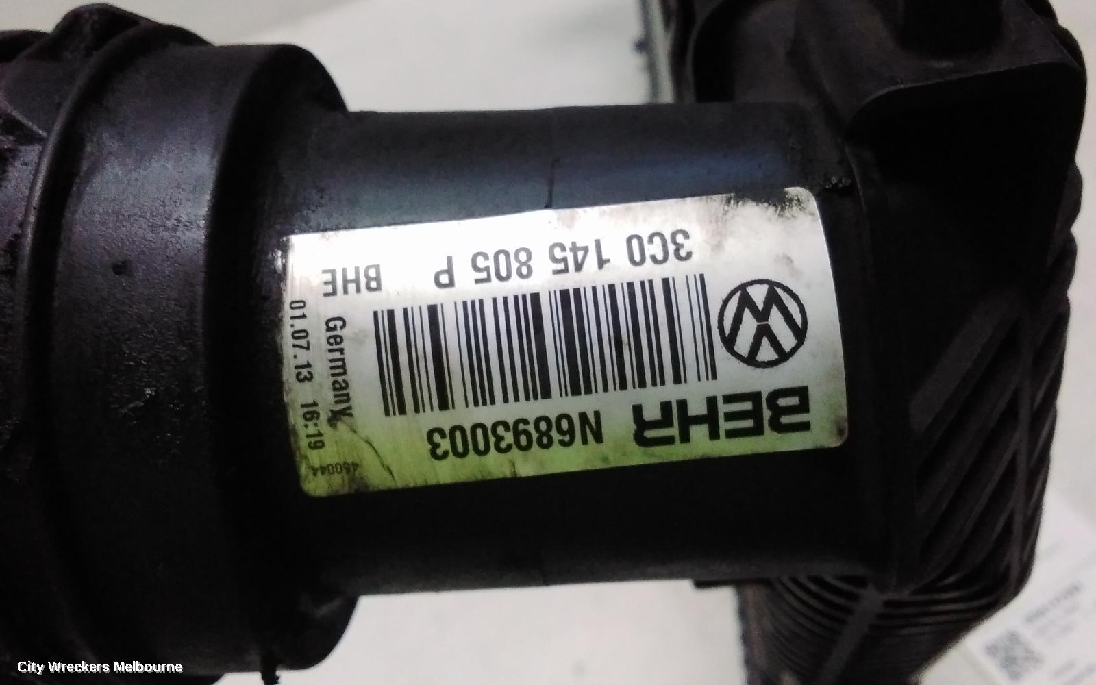 VOLKSWAGEN TIGUAN INTERCOOLER, PETROL, 1.4, CAVD/CTHA/CTHD CODE, 5N, 07/2011 - 08/2016
