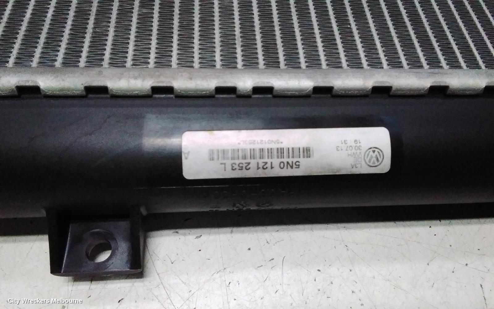 VOLKSWAGEN TIGUAN RADIATOR, AUTO, 1.4, PETROL, 5N, 07/2011 - 08/2016