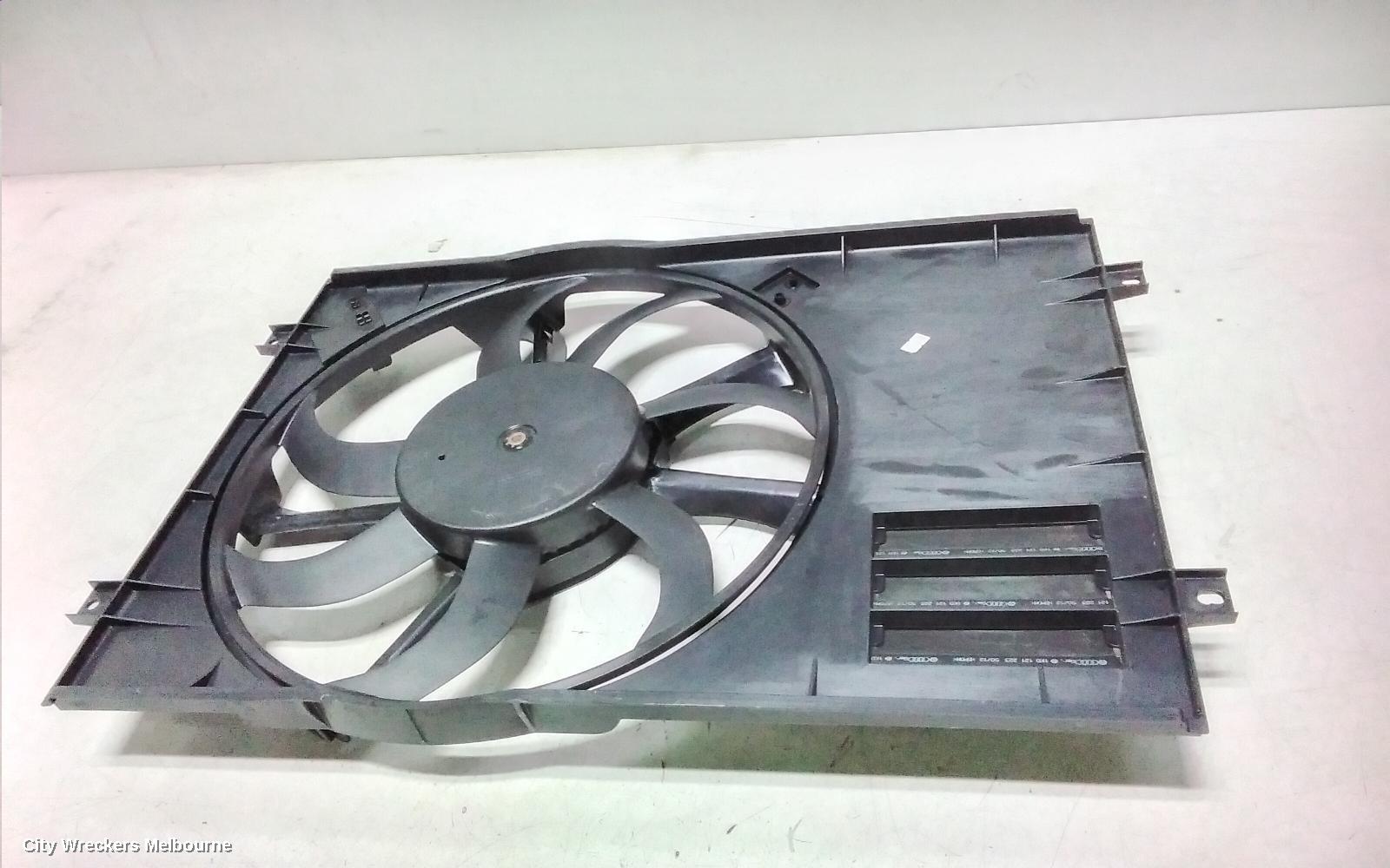 VOLKSWAGEN TIGUAN FAN, SINGLE FAN ASSY, 1.4, PETROL, 5N, 09/2009 - 08/2016
