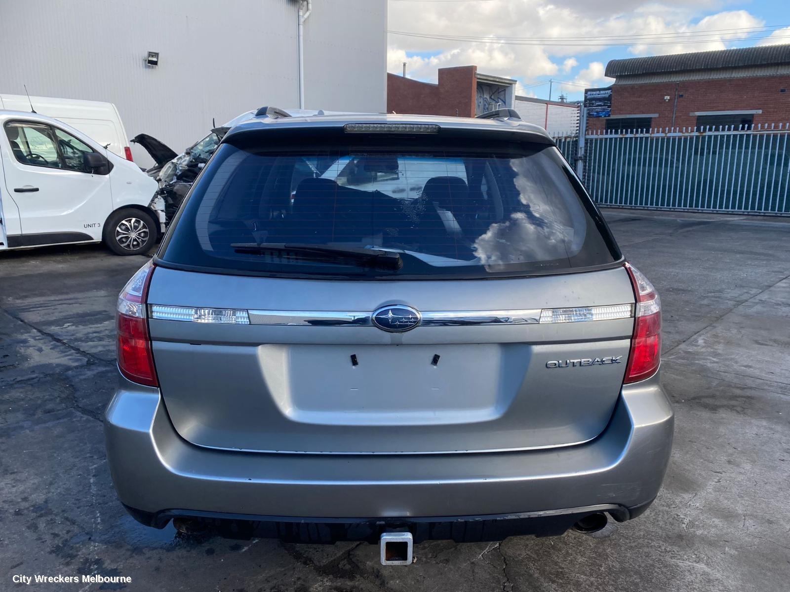 SUBARU OUTBACK REAR BUMPER, 4TH GEN 09/2003 - 08/2009