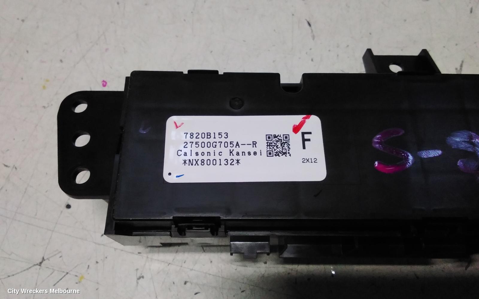 MITSUBISHI OUTLANDER HEATER/AC CONTROLS, DUAL ZONE CLIMATE CONTROL TYPE, ZM, 08/2021 ONWARDS