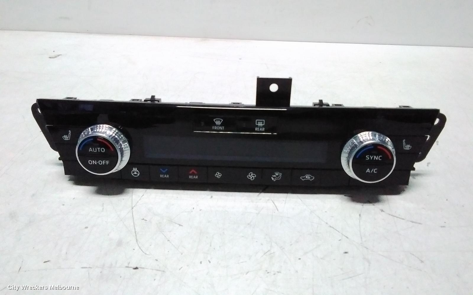 MITSUBISHI OUTLANDER HEATER/AC CONTROLS, DUAL ZONE CLIMATE CONTROL TYPE, ZM, 08/2021 ONWARDS