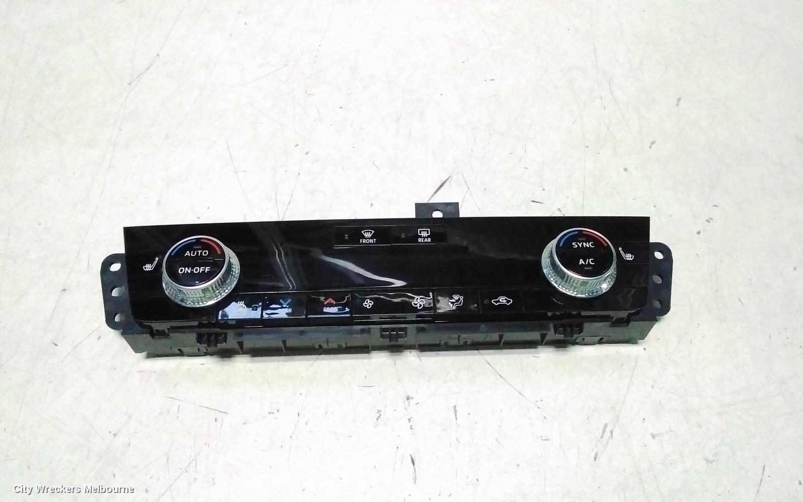 MITSUBISHI OUTLANDER HEATER/AC CONTROLS, DUAL ZONE CLIMATE CONTROL TYPE, ZM, 08/2021 ONWARDS