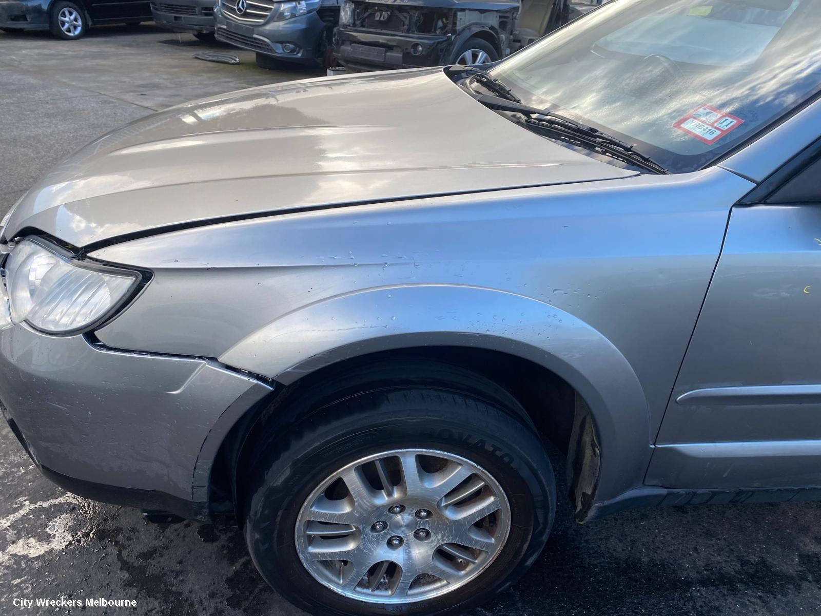 SUBARU OUTBACK LEFT FRONT DOOR, 4TH GEN 09/2003 - 08/2009