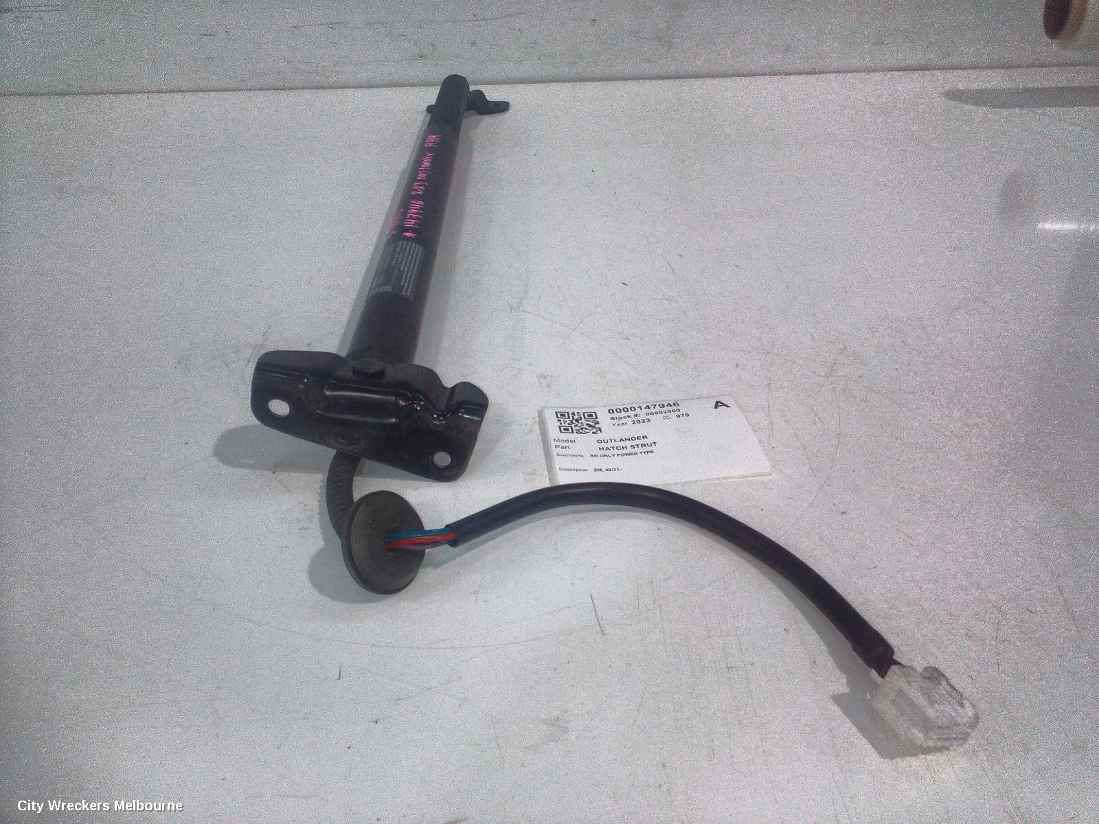 MITSUBISHI OUTLANDER HATCH STRUT, ZM, 08/2021 ONWARDS