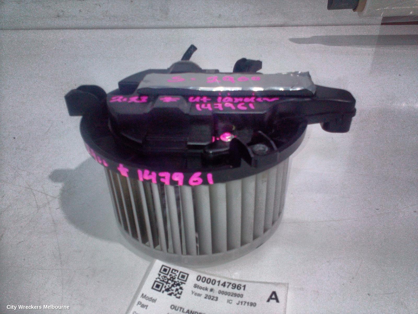 MITSUBISHI OUTLANDER HEATER FAN MOTOR, ZM, 08/2021 ONWARDS