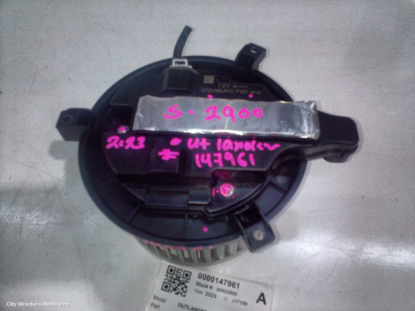 MITSUBISHI OUTLANDER HEATER FAN MOTOR, ZM, 08/2021 ONWARDS