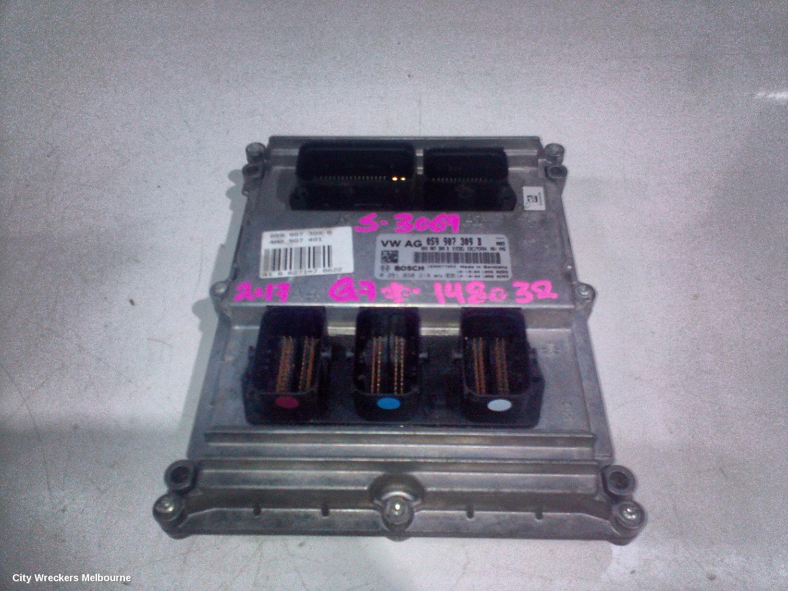 AUDI Q7 ECU, ENGINE ECU, 3.0, DIESEL, ECU ONLY, CRTC CODE, 4M, 09/2015 - 03/2020
