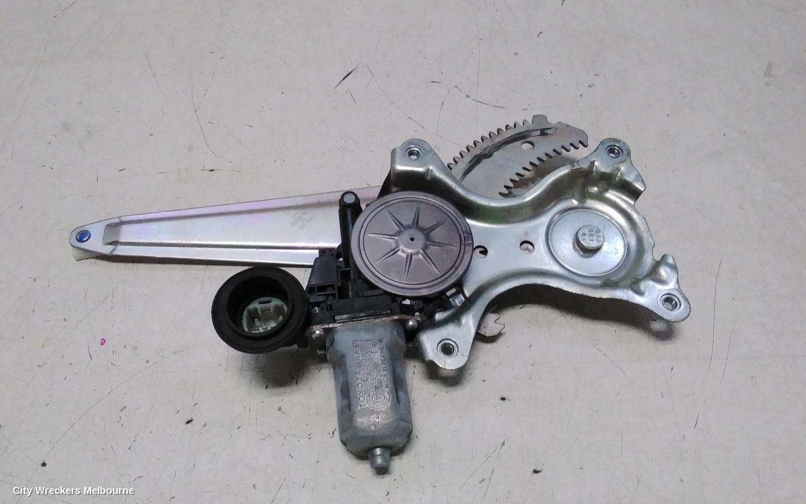 TOYOTA COROLLA RIGHT REAR WND REG/MOTOR, ZRE172R, SEDAN, 12/2013 - 06/2019