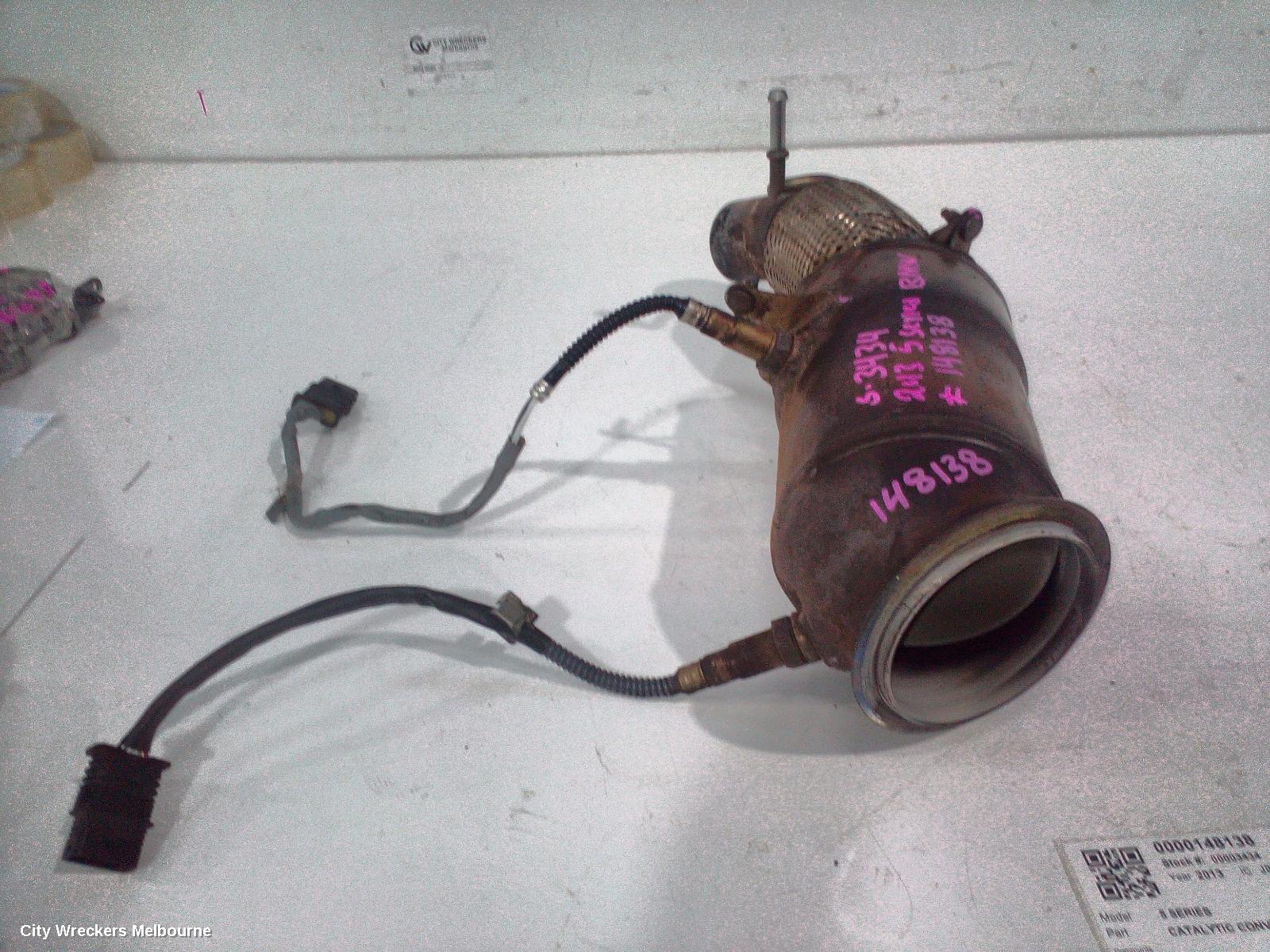 BMW 5 SERIES CATALYTIC CONVERTER, DOWNPIPE-CAT TYPE, 2.0, N20, PETROL, F10, 09/2011 - 01/2017