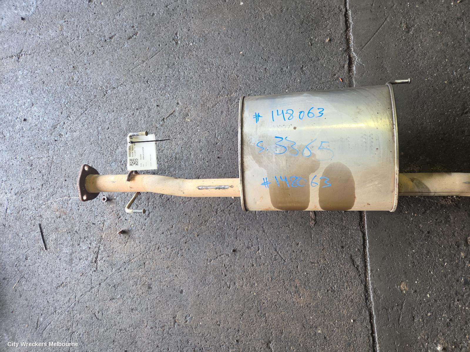 RENAULT KALEOS EXHAUST SYSTEM, H45 11/2011 - 08/2013