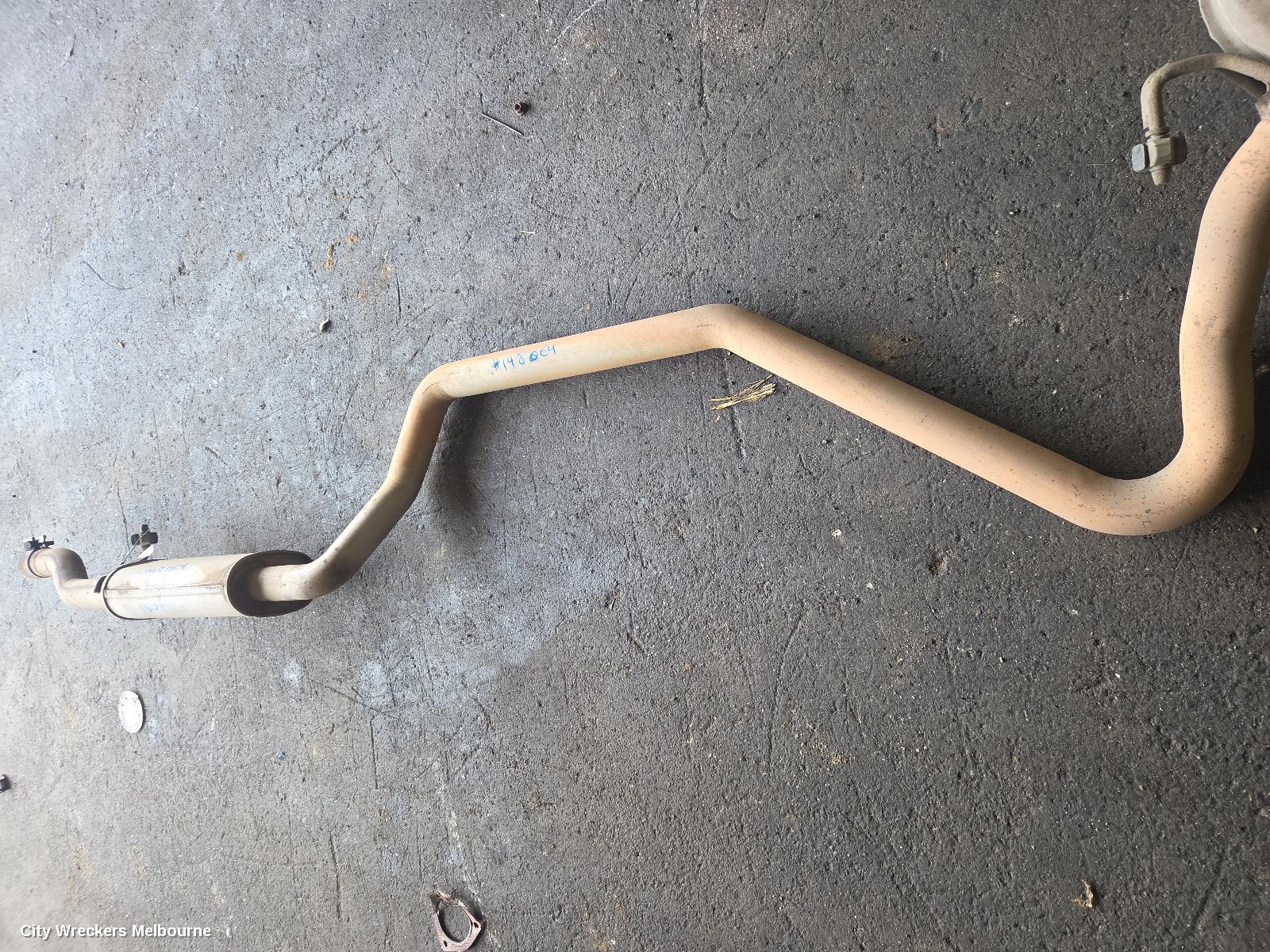 FIAT FREEMONT EXHAUST SYSTEM, JF, 04/2013 - 01/2017