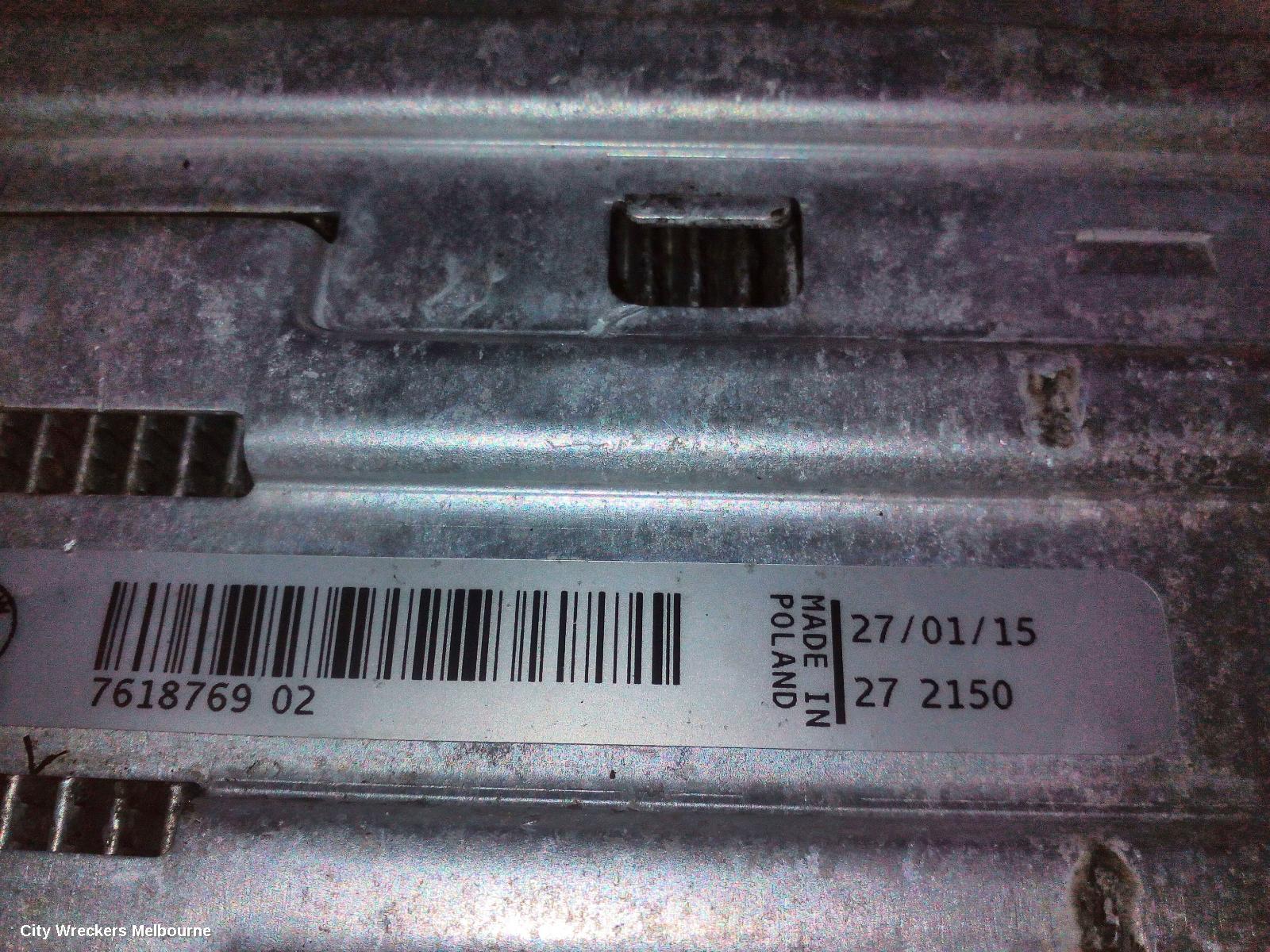 BMW 5 SERIES INTERCOOLER, F10, PETROL, 2.0, TURBO, N20 CODE, 520I, 02/2010 - 01/2017