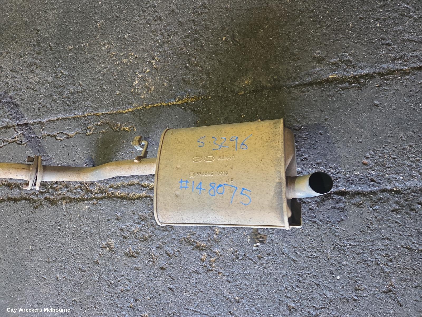 HYUNDAI I30 EXHAUST SYSTEM, GD, 05/2012 - 04/2017