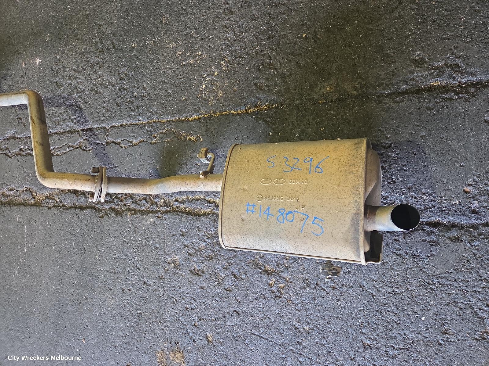HYUNDAI I30 EXHAUST SYSTEM, GD, 05/2012 - 04/2017
