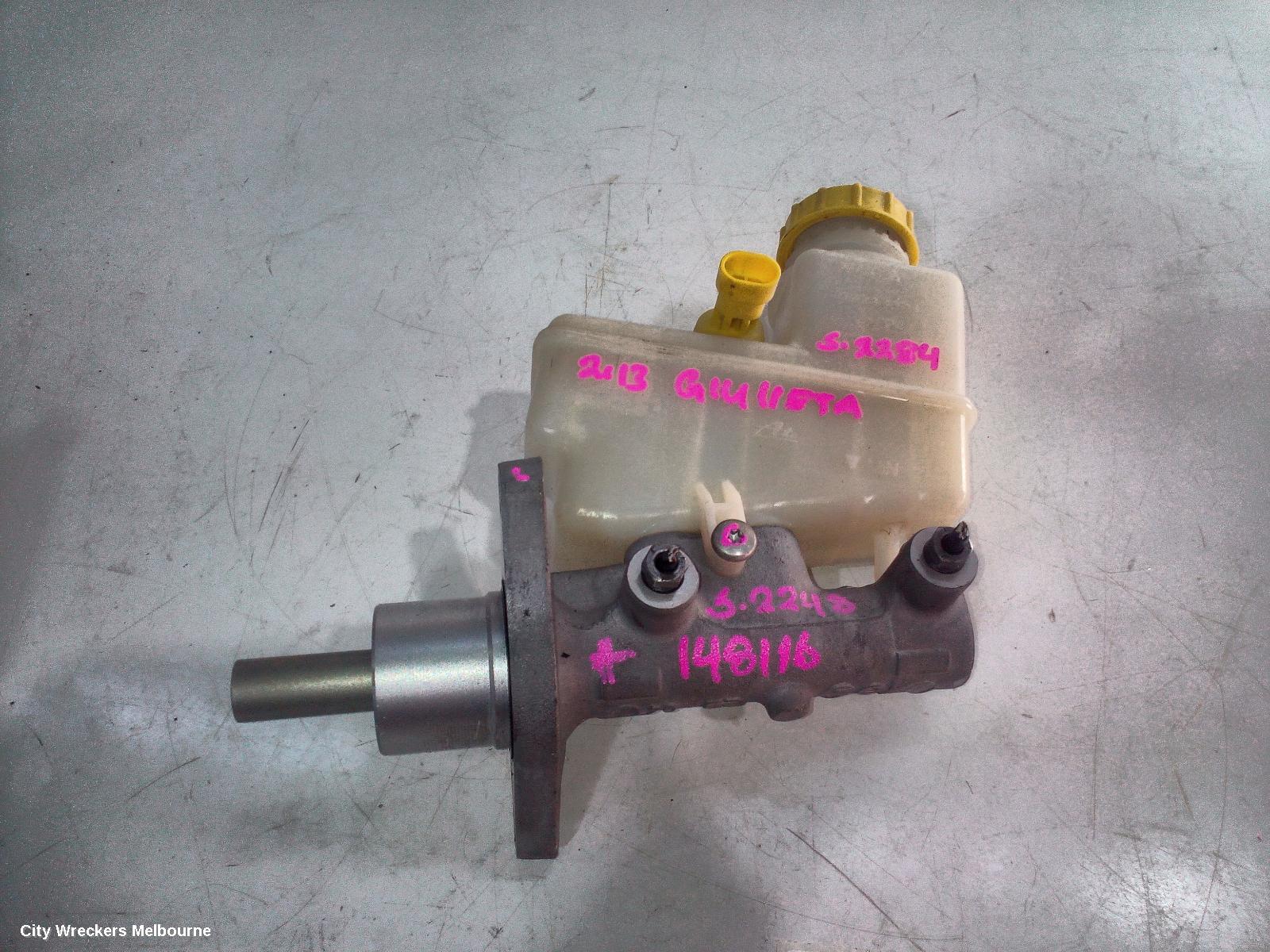 ALFA ROMEO GIULIETTA MASTER CYLINDER, 940 SERIES, 01/2011 - 12/2020
