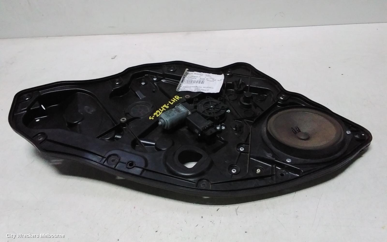 ALFA ROMEO GIULIETTA LEFT REAR WND REG/MOTOR, 940 SERIES, 01/2011 - 12/2020