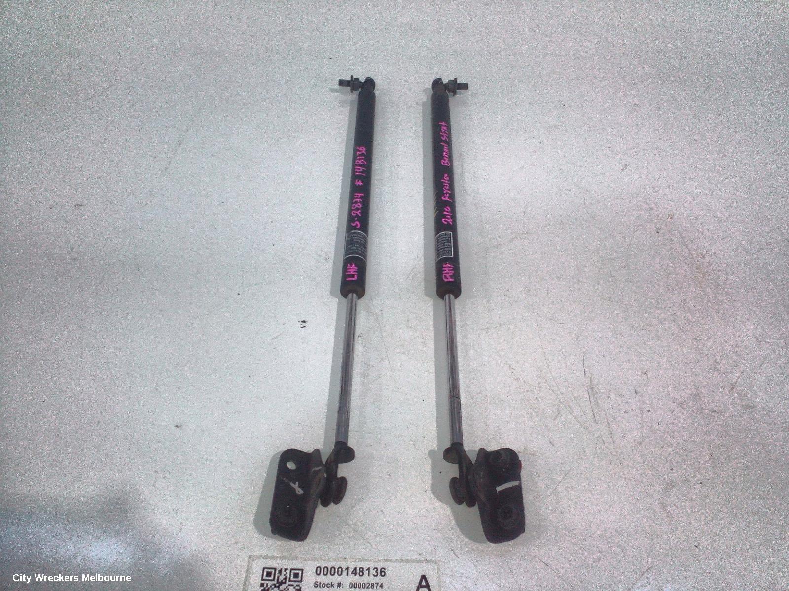 SUBARU FORESTER BONNET HINGE/STRUT, STRUT (PAIR), 02/2008 - 12/2012