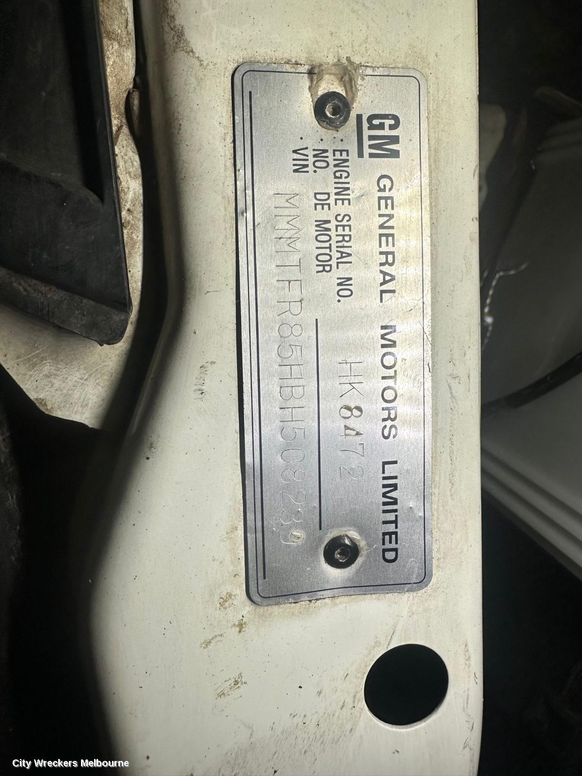 HOLDEN COLORADO TRANS/GEARBOX, MANUAL, 2WD, DIESEL, 3.0, 4JJ1, TURBO, RC, 05/2008 - 12/2011