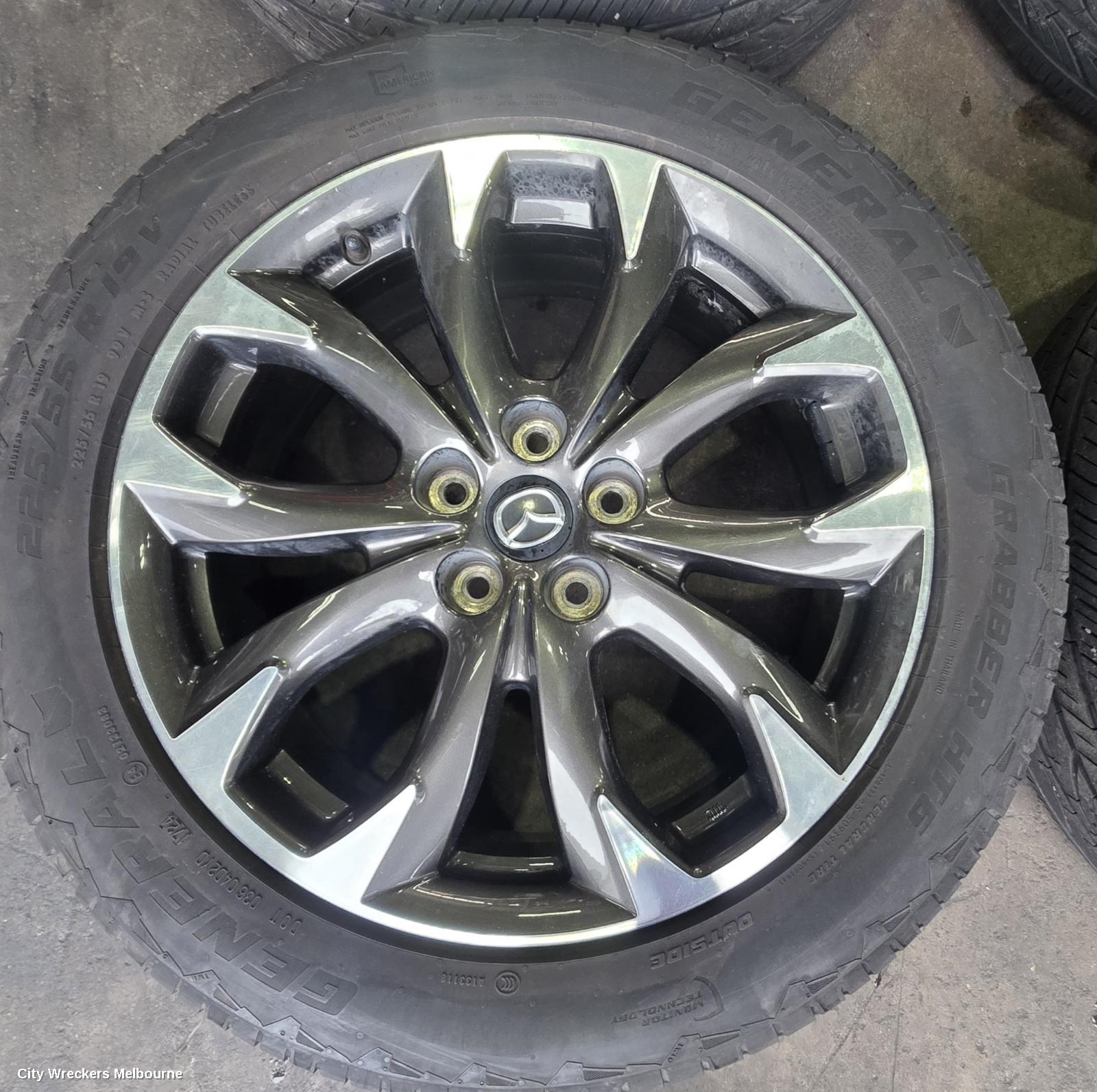 MAZDA CX5 WHEEL MAG, FACTORY, 19X7IN, KE, 01/2015 - 01/2017