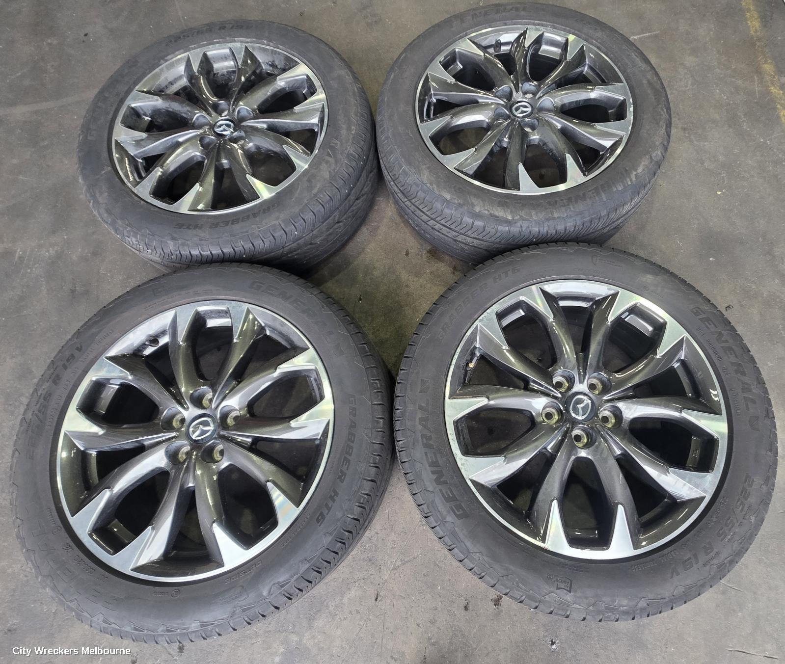 MAZDA CX5 WHEEL MAG, FACTORY, 19X7IN, KE, 01/2015 - 01/2017