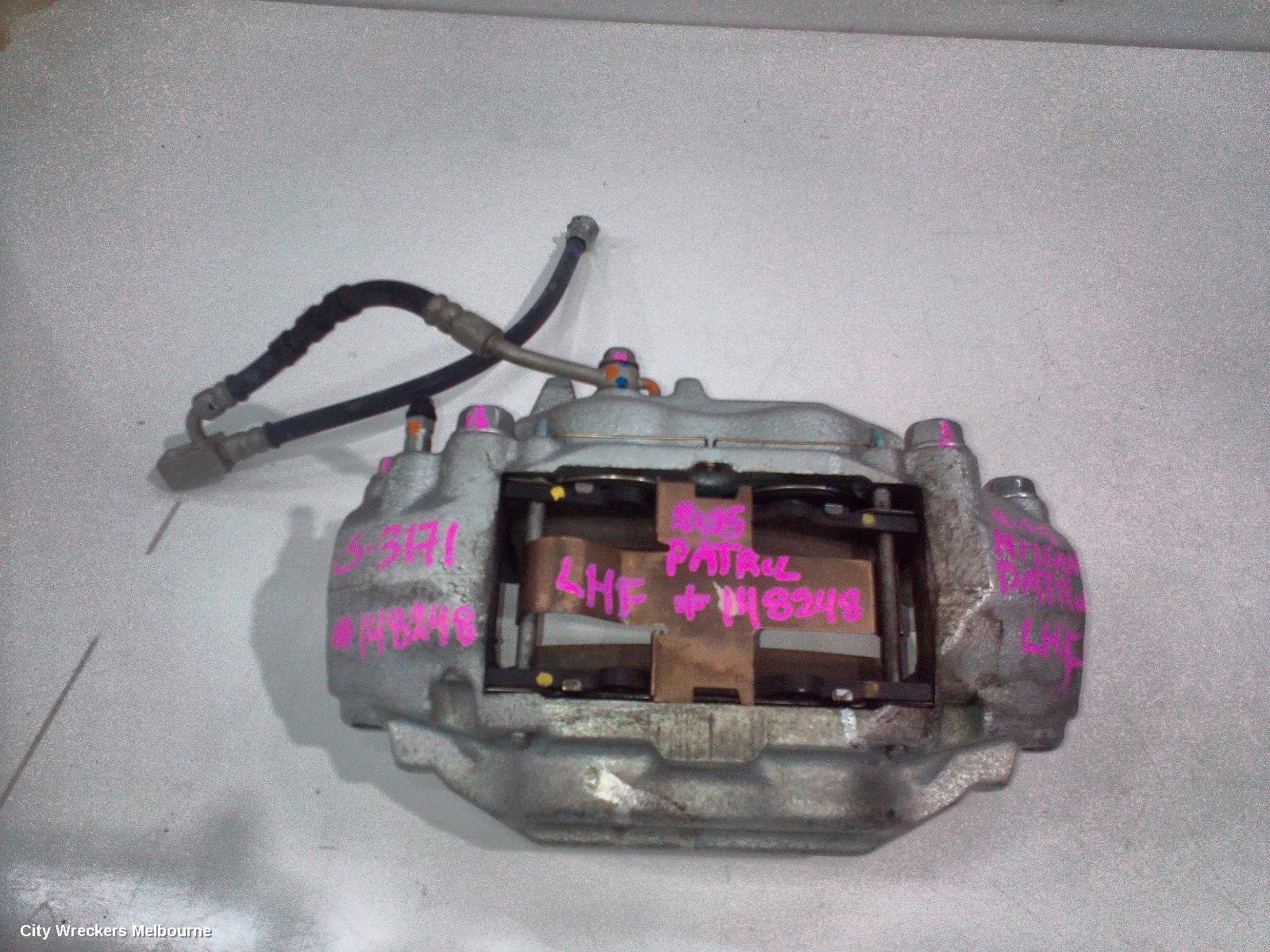 NISSAN PATROL CALIPER, Y62, LH FRONT, 11/2012 ONWARDS