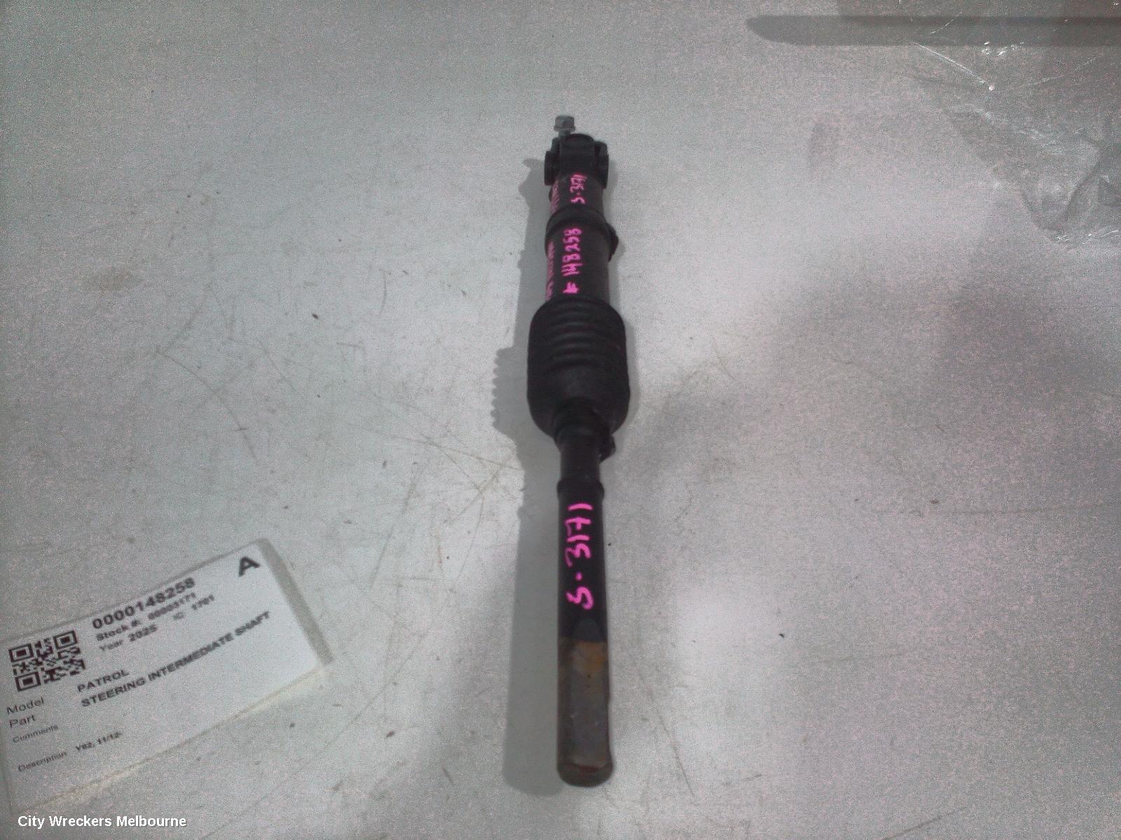 NISSAN PATROL STEERING INTERMEDIATE SHAFT, Y62, 11/2012 ONWARDS