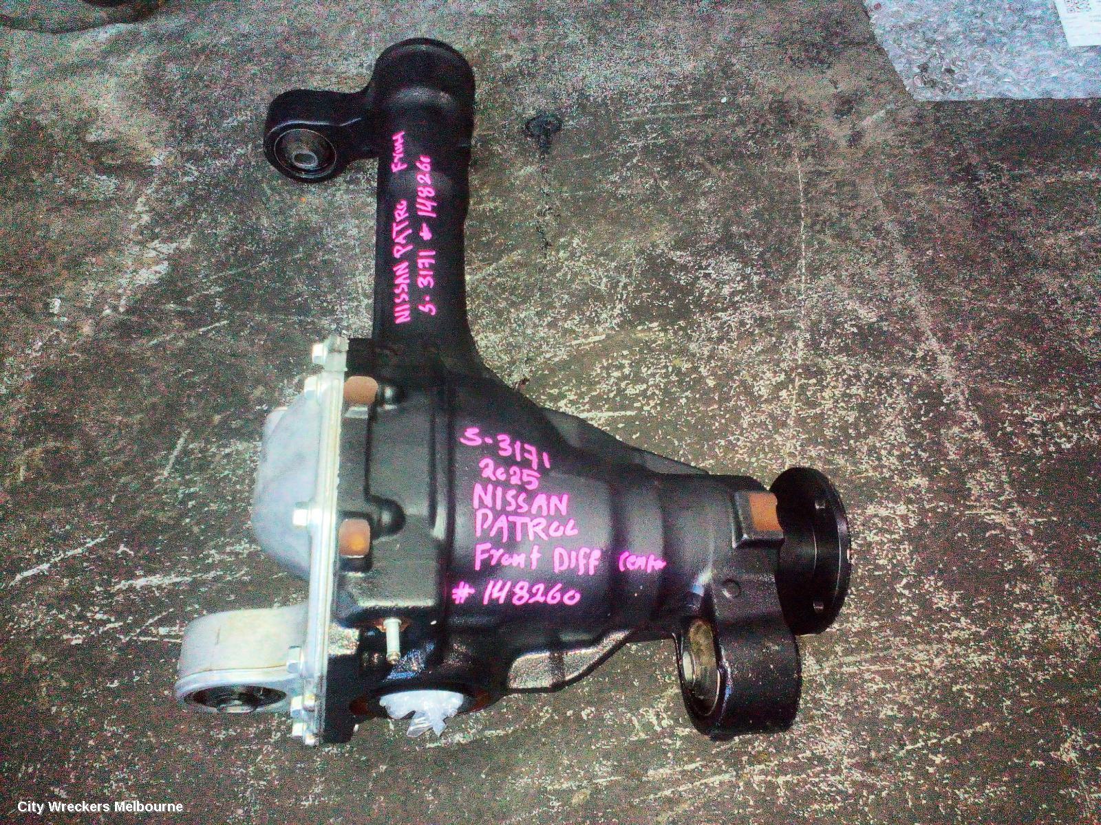 NISSAN PATROL DIFFERENTIAL CENTRE, Y62, FRONT, 3.357 RATIO, 11/2012 ONWARDS