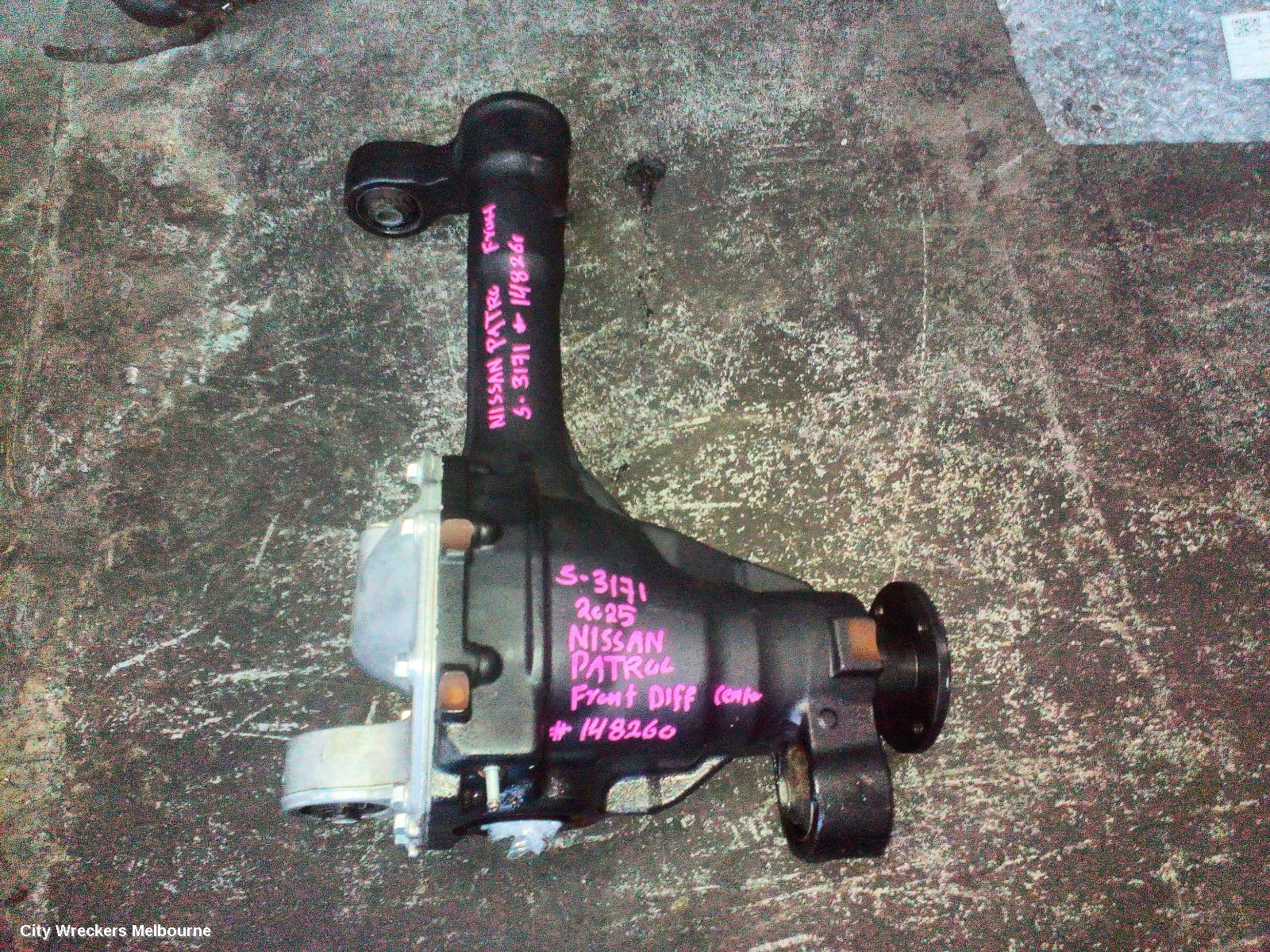 NISSAN PATROL DIFFERENTIAL CENTRE, Y62, FRONT, 3.357 RATIO, 11/2012 ONWARDS