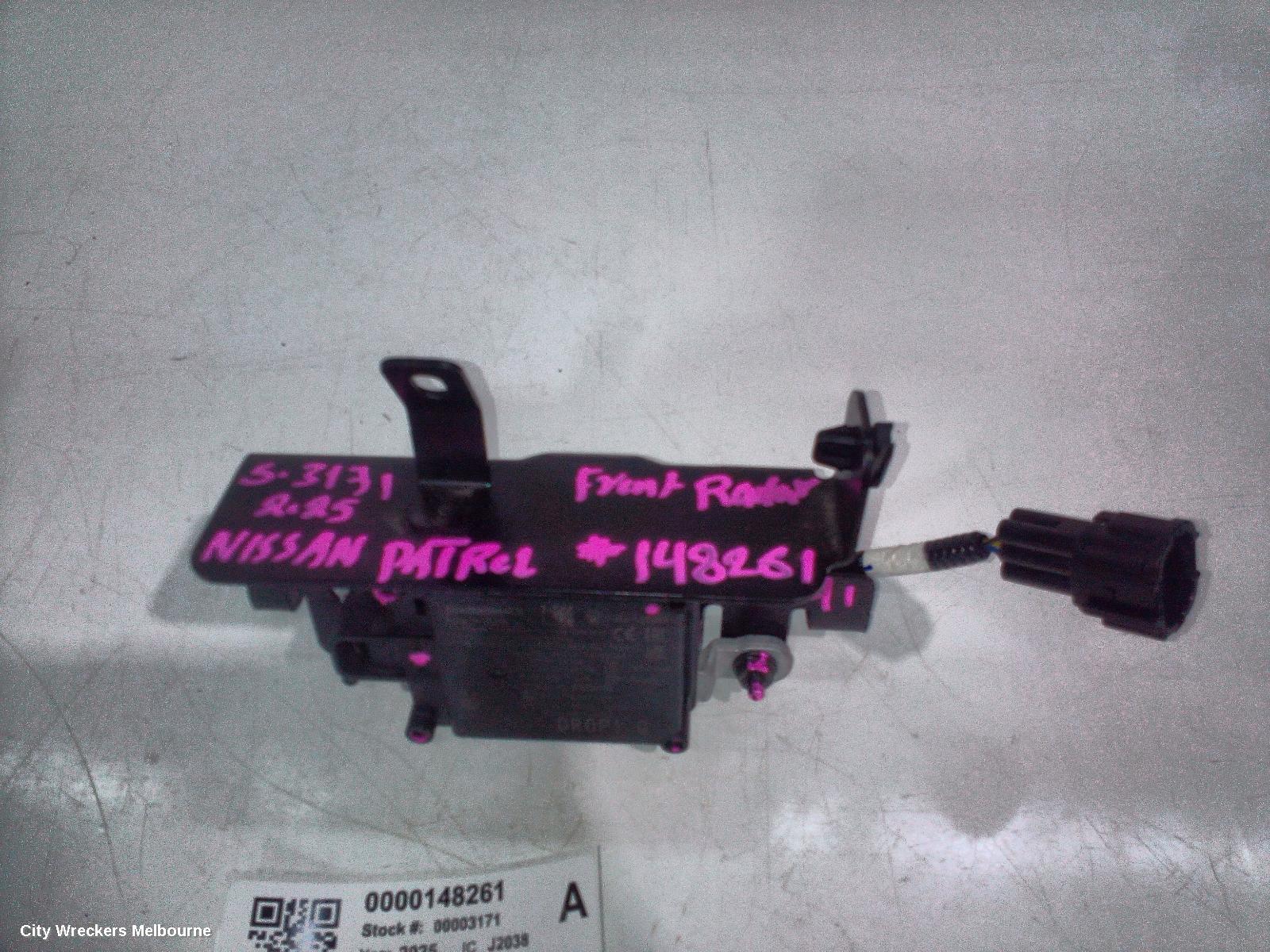 NISSAN PATROL REVERSE CAMERA, Y62, FRONT RADAR SENSOR, 11/2012 ONWARDS