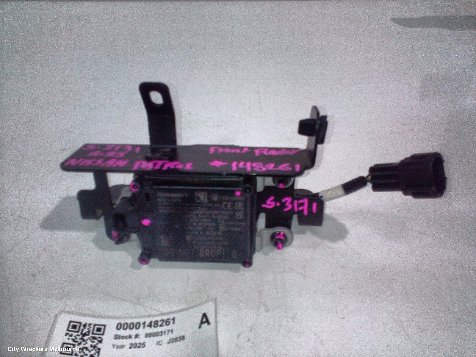 NISSAN PATROL REVERSE CAMERA, Y62, FRONT RADAR SENSOR, 11/2012 ONWARDS