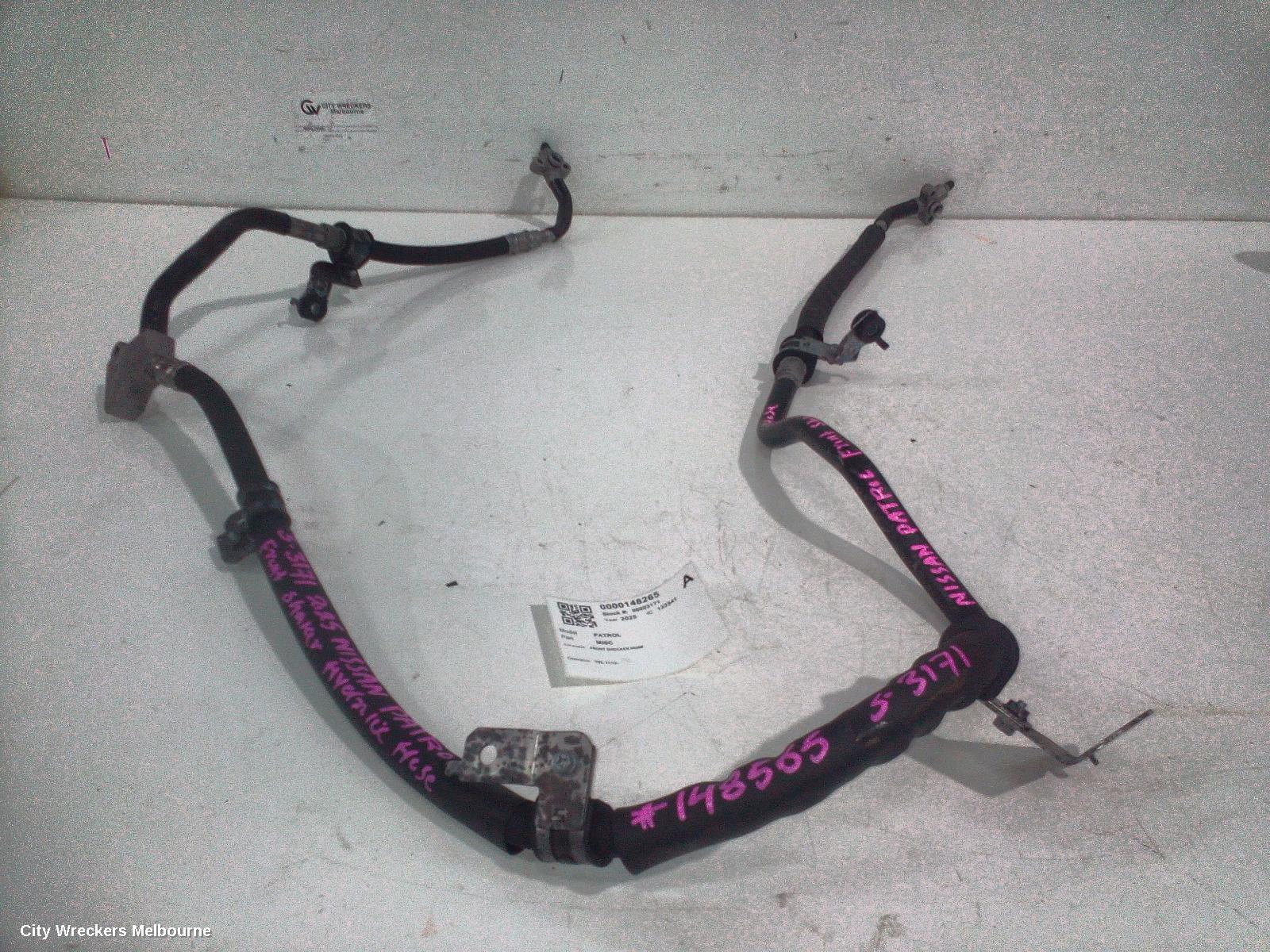 NISSAN PATROL, Y62, 11/2012 ONWARDS, FRONT SHOCKER HOSE : 148265