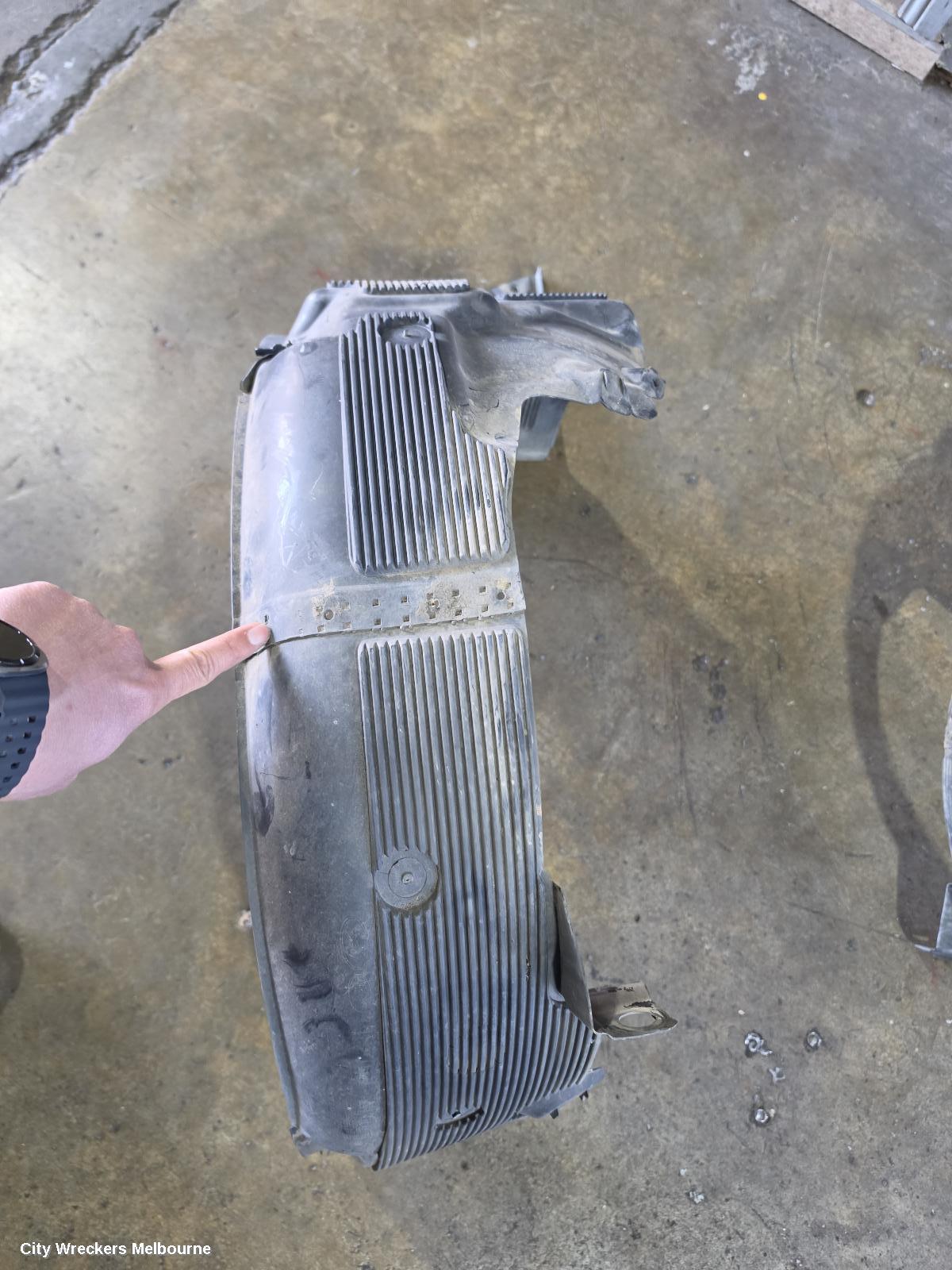 HYUNDAI ACCENT RIGHT GUARD LINER, RB, FRONT, 10/2013 - 12/2019