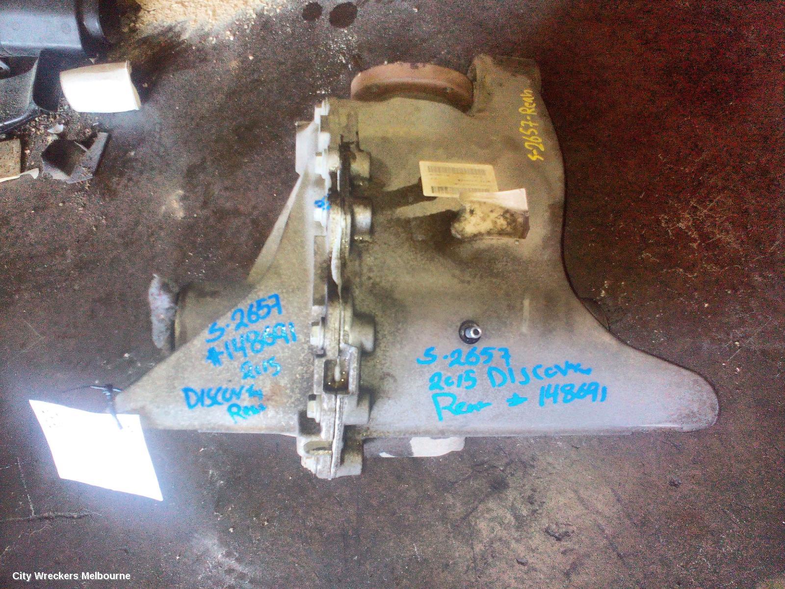 LAND ROVER DISCOVERY DIFFERENTIAL CENTRE, REAR, L319, 3.54 RATIO, NON DIFF LOCK TYPE, 02/2014 - 12/2016