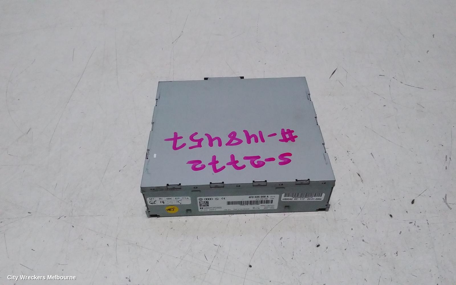 AUDI A6 RADIO/CD/DVD/SAT/TV, STEREO AMPLIFIER, 4F, 11/2004 - 07/2011