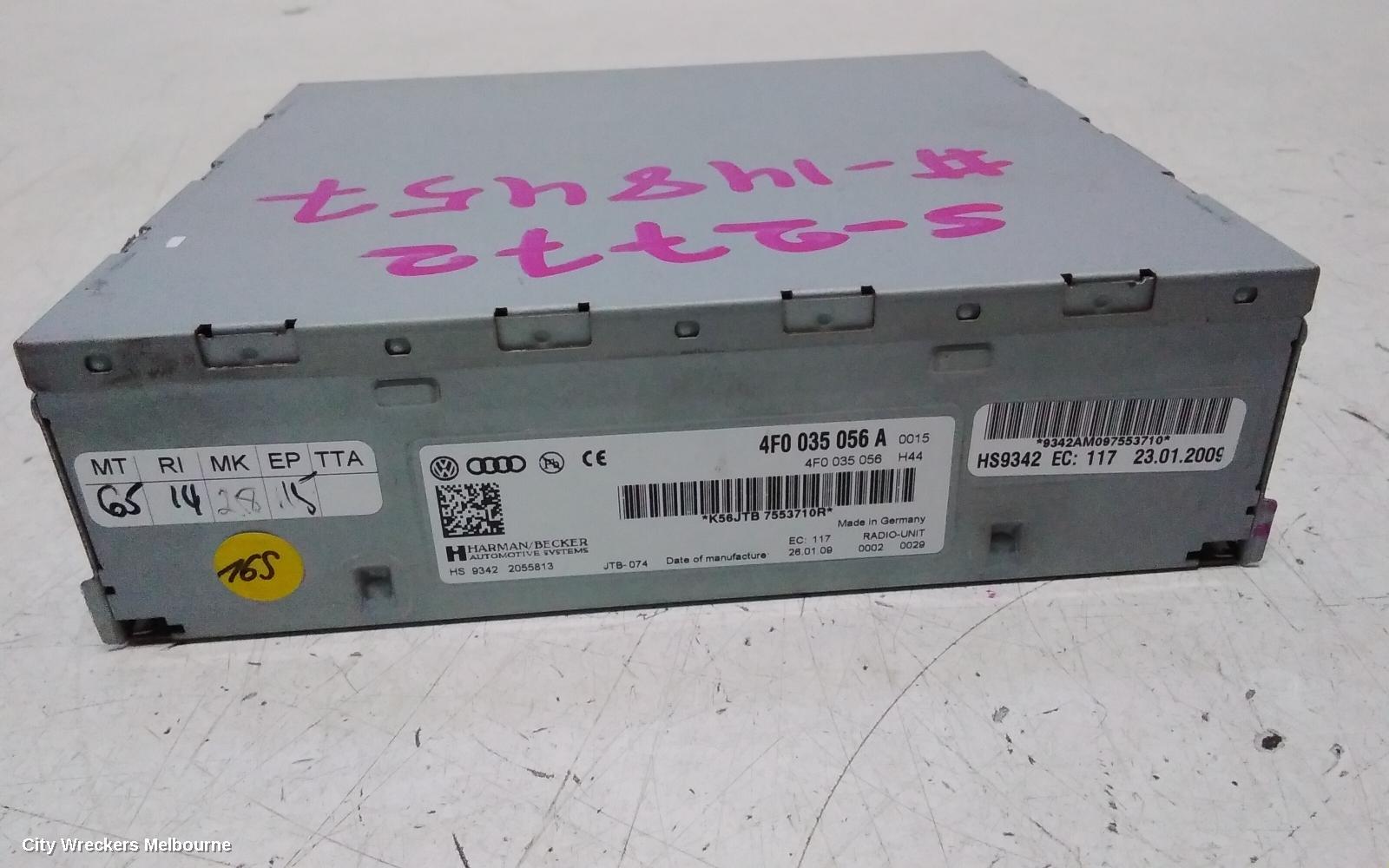AUDI A6 RADIO/CD/DVD/SAT/TV, STEREO AMPLIFIER, 4F, 11/2004 - 07/2011