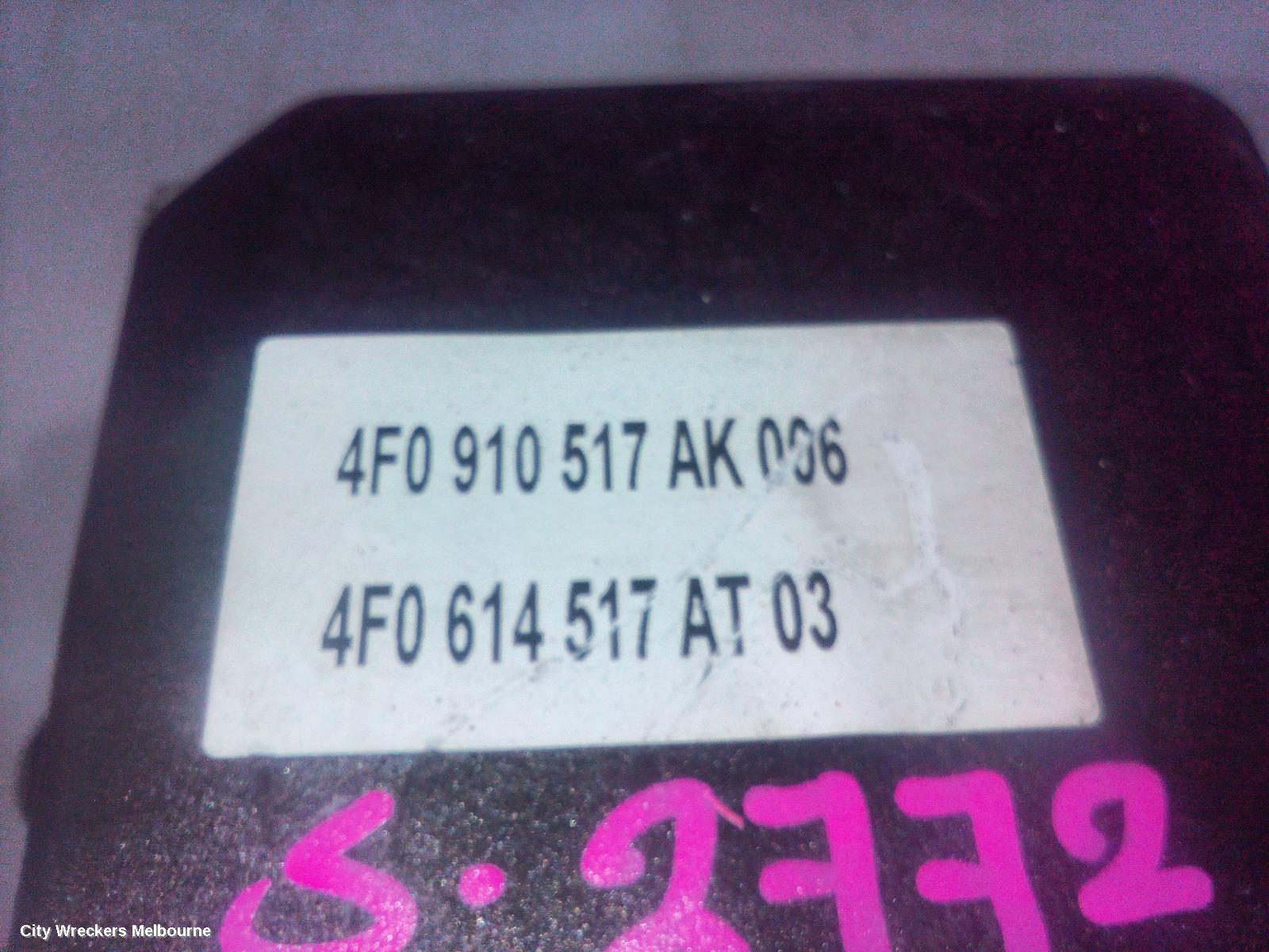 AUDI A6 ABS PUMP/MODULATOR, 4F/C6, P/N 4F0614517AT, 11/2004 - 07/2011