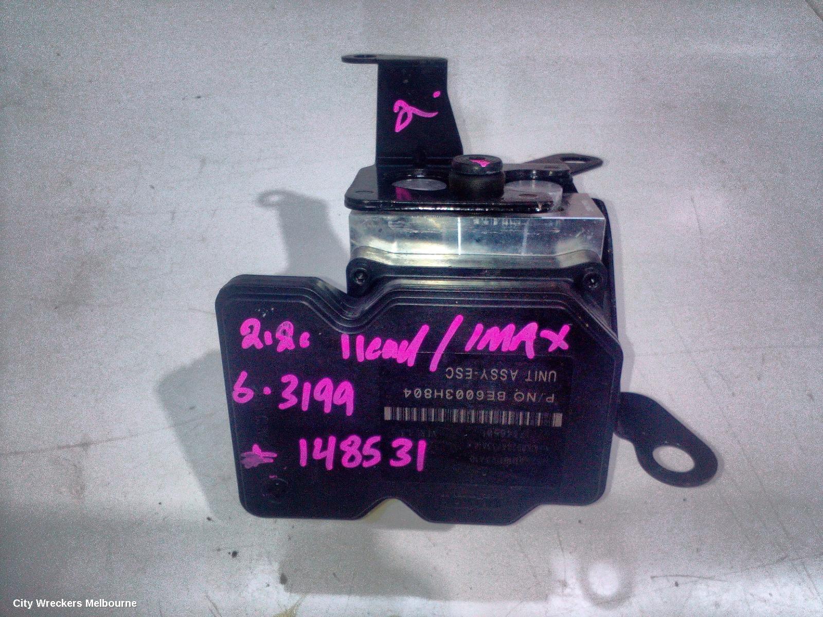 HYUNDAI ILOAD/IMAX ABS PUMP/MODULATOR, ILOAD, TQ (VIN KMF), P/N 58920-4H700, 11/2007 - 03/2021