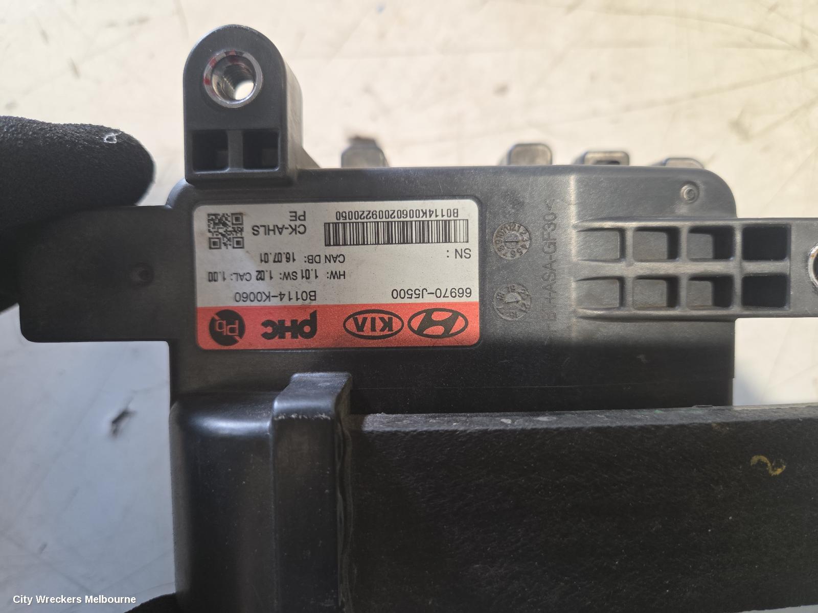 KIA STINGER, CK, 06/2017 - 04/2023, 66970-J5500 - PEDESTRIAN PROTECTION SENSOR: 148592