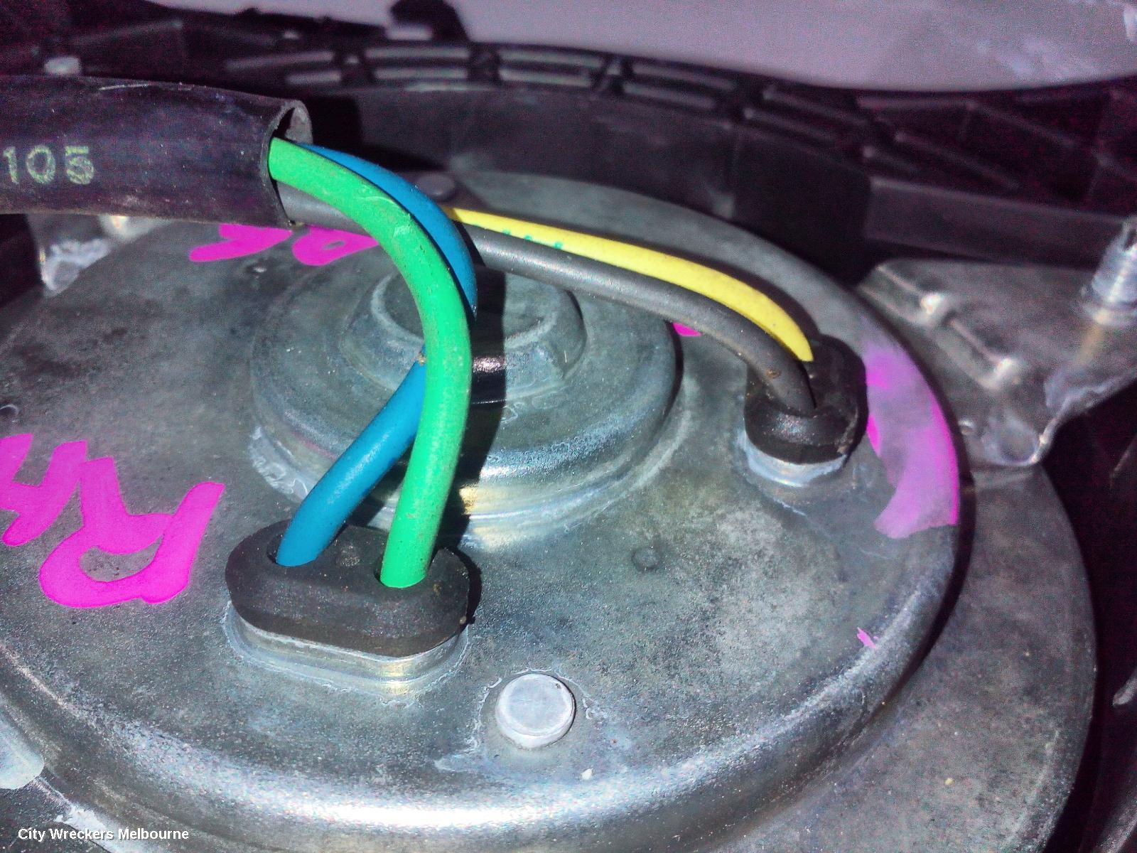 SUBARU FORESTER FAN, A/C FAN (RH - DRIVERS SIDE), 2.5, EJ25, 2 PIN PLUG TYPE (5 BLADE), 02/2008 - 12/2012