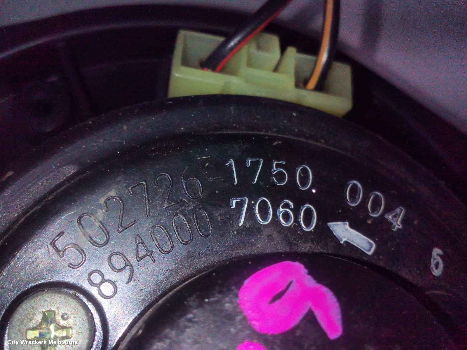SUBARU FORESTER HEATER FAN MOTOR, 2 PIN TYPE, 02/2008 - 08/2012