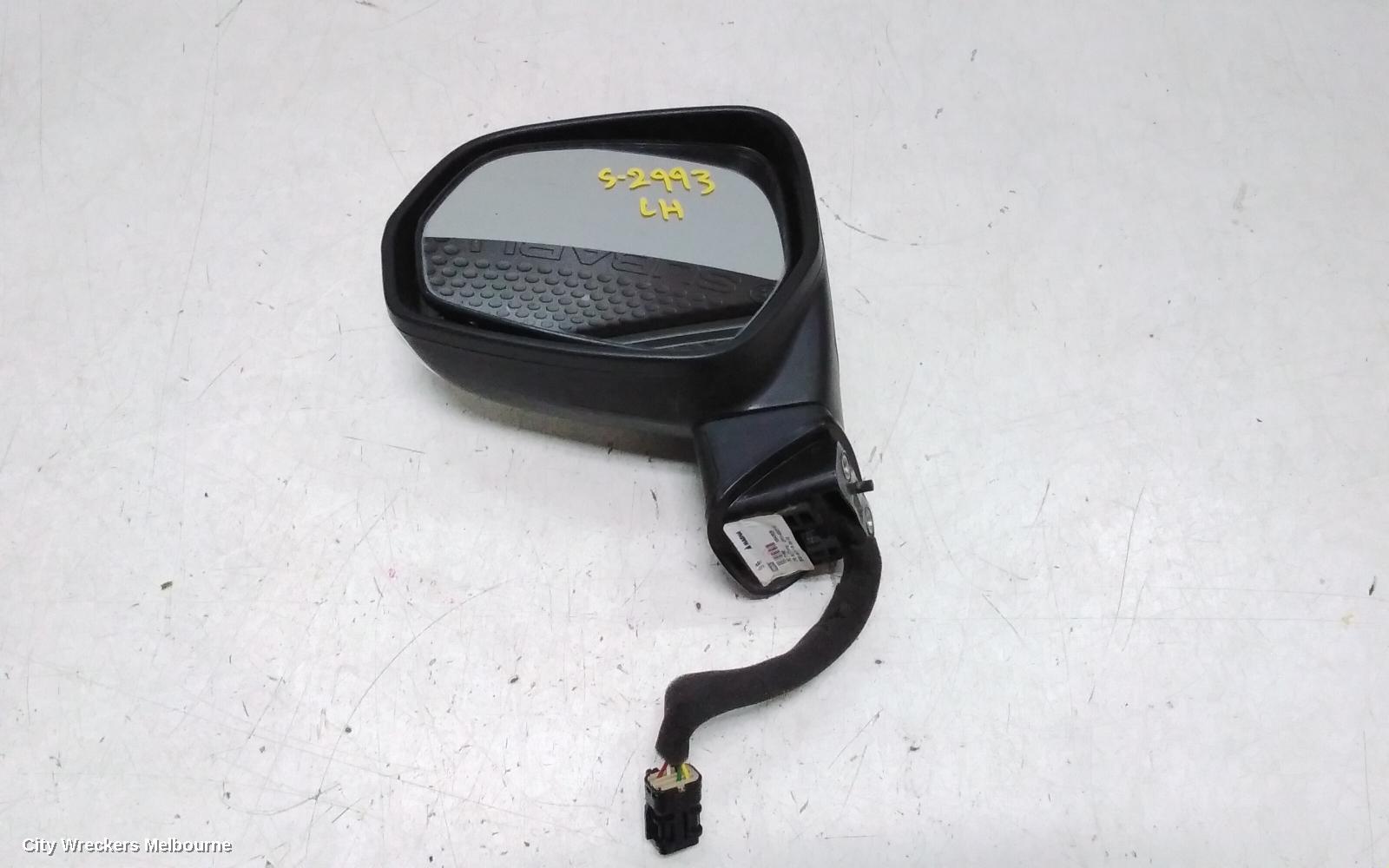 MG MG3 LEFT DOOR MIRROR, SZP1, W/ ELECT ADJ TYPE, BLACK, 07/2016 - 10/2025